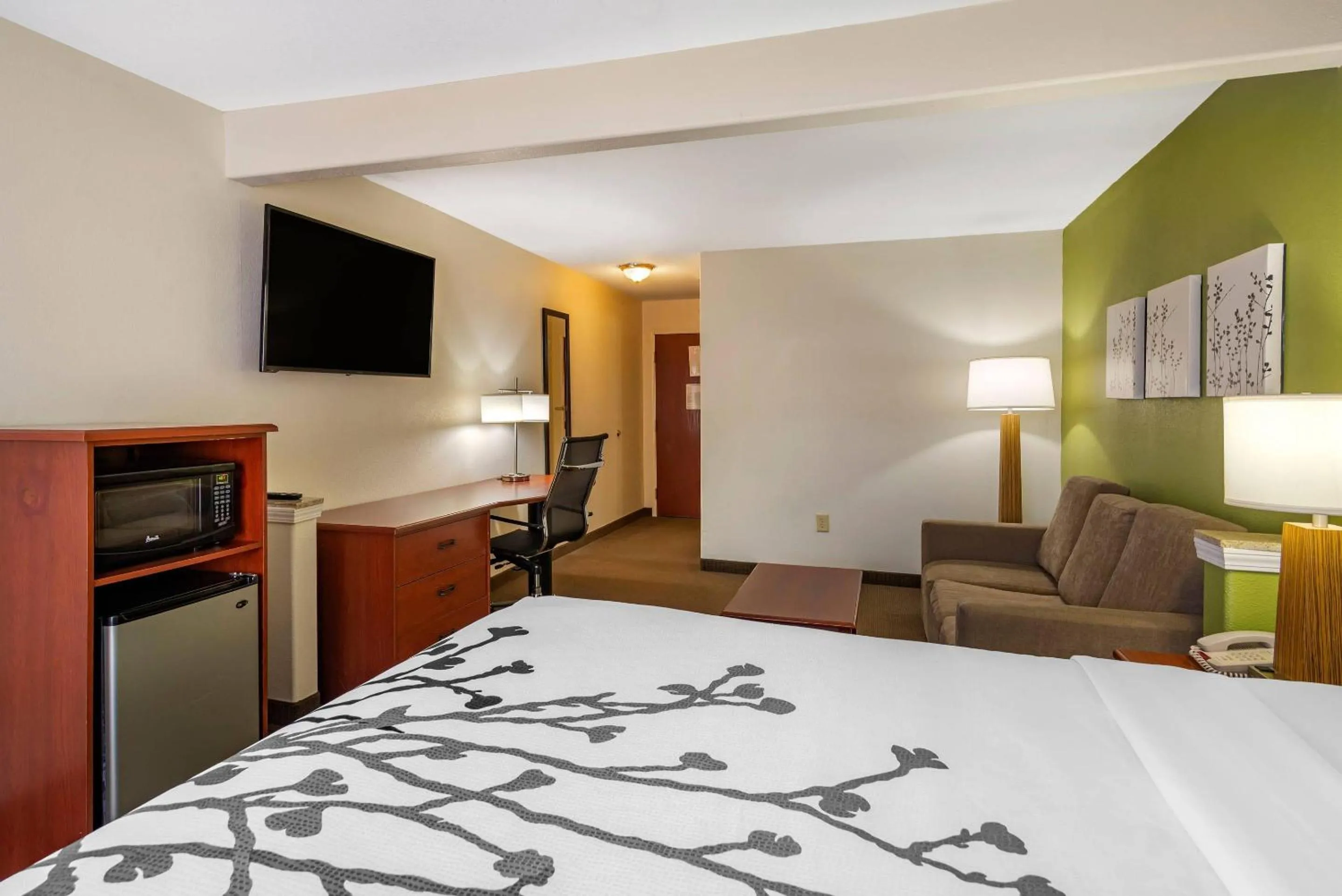 Bedroom, Bed in Sleep Inn & Suites Stockbridge Atlanta South