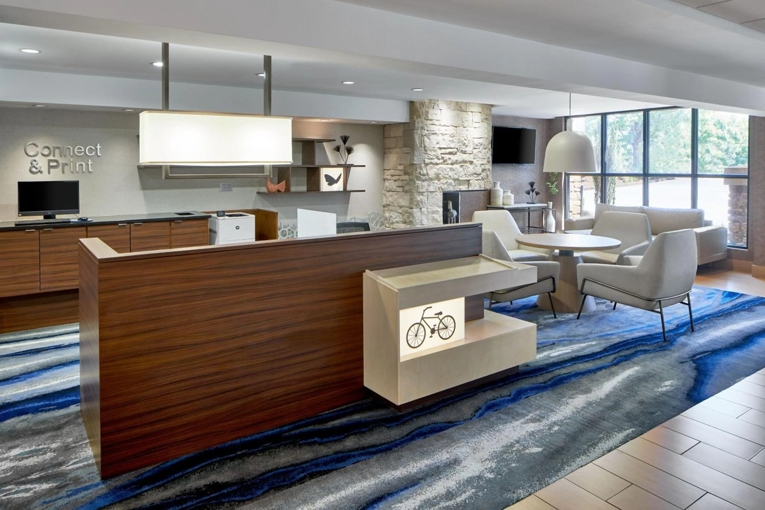 Lobby or reception in Fairfield Inn & Suites by Marriott Gainesville