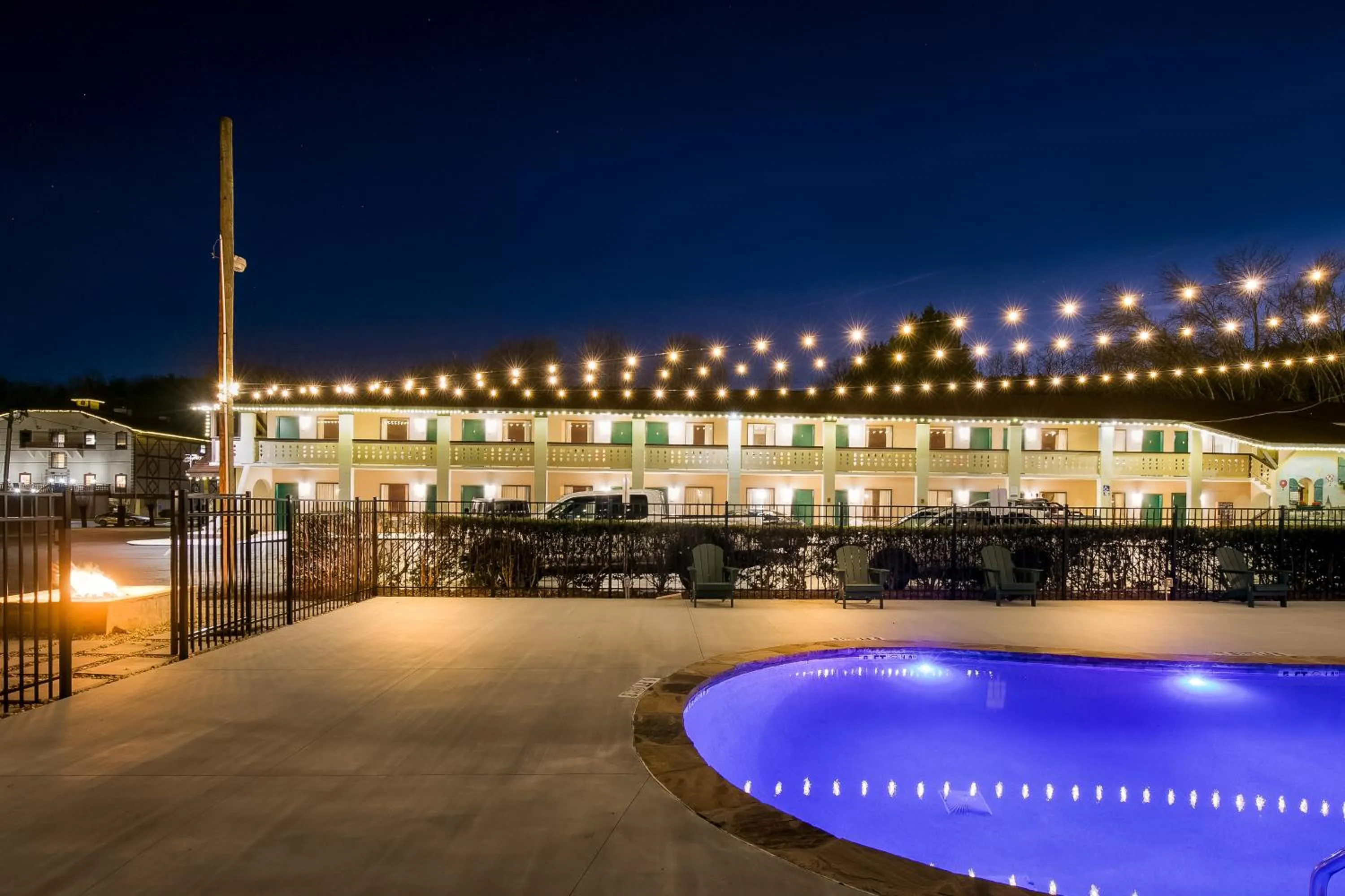 Swimming pool in Quality Inn Downtown Helen
