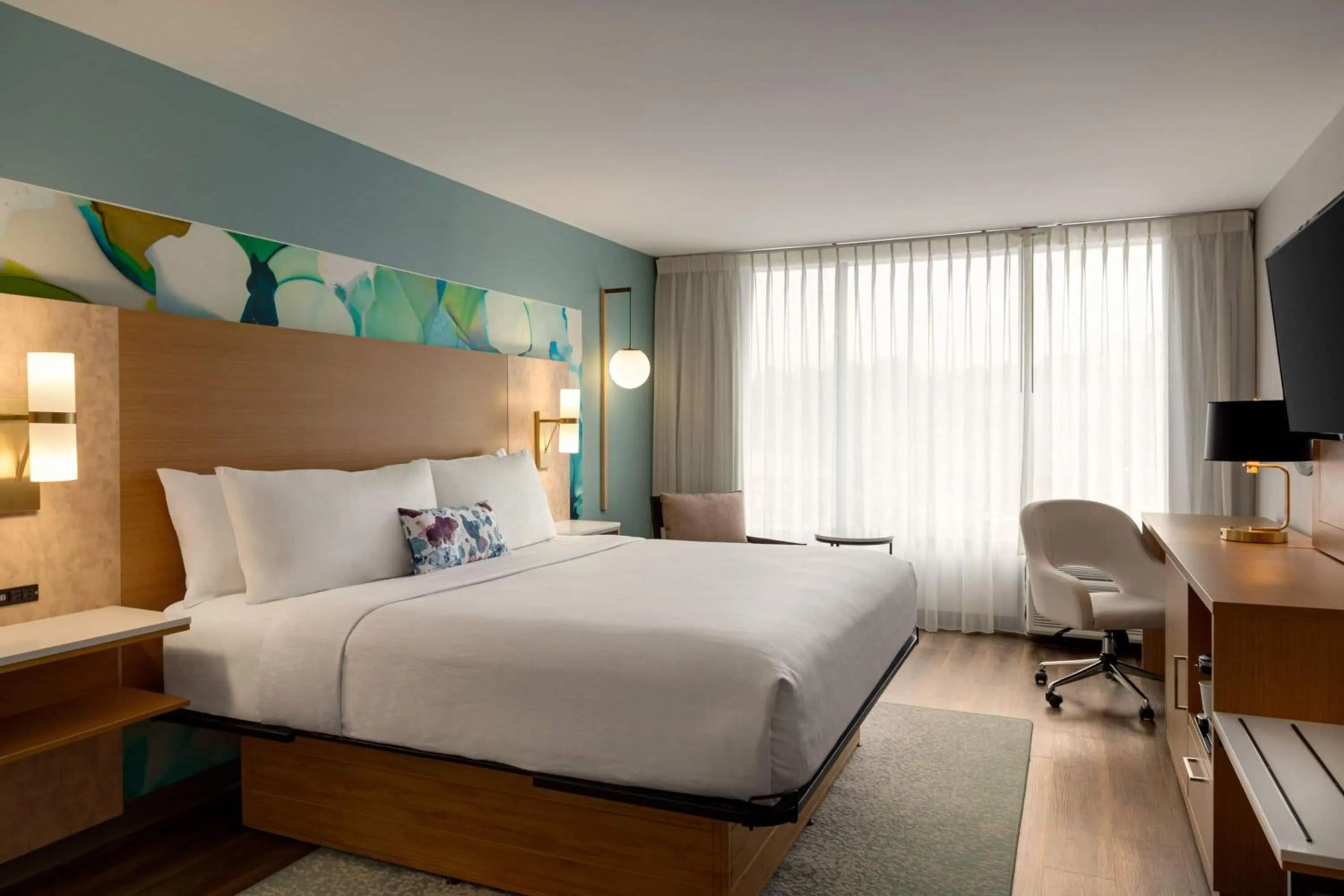 Photo of the whole room, Bed in Wyndham Garden Atlanta Airport