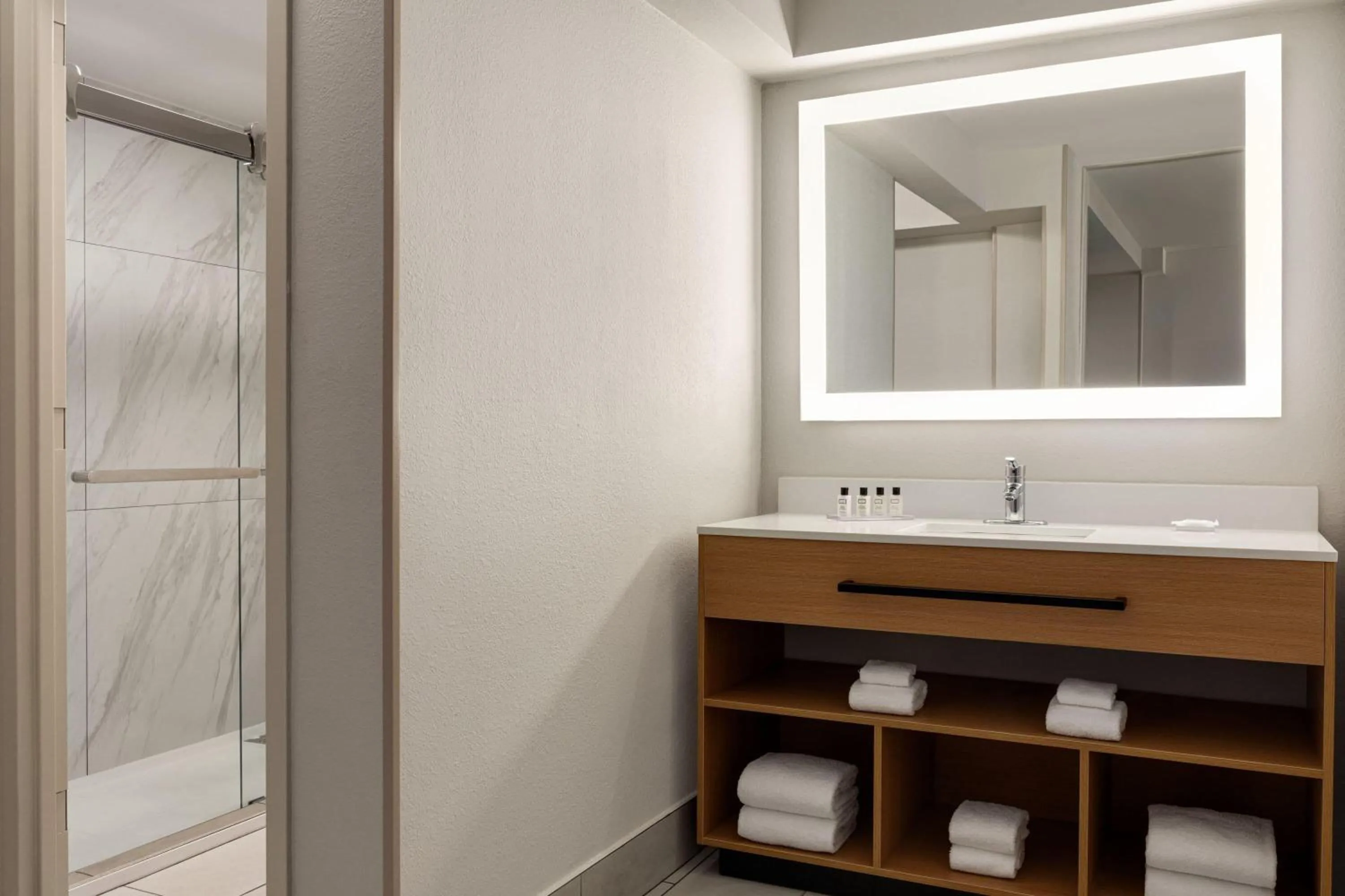 Bathroom in Wyndham Garden Atlanta Airport