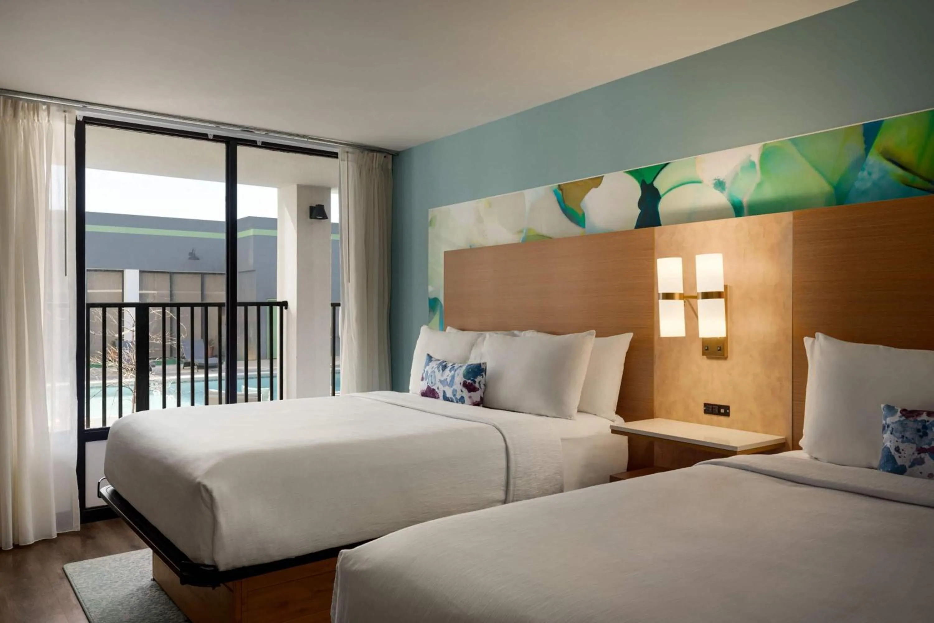 Photo of the whole room, Bed in Wyndham Garden Atlanta Airport