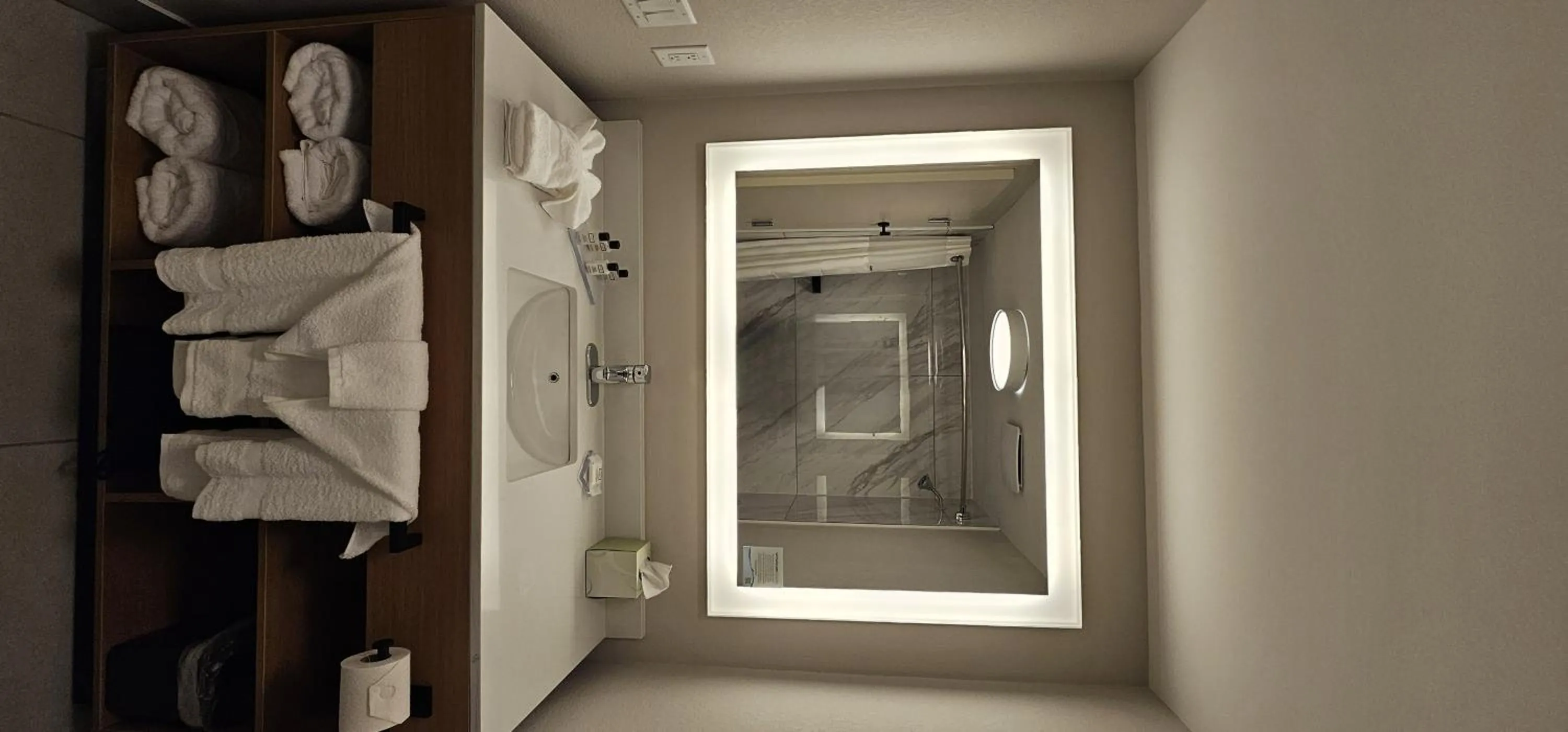 Bathroom in Wyndham Garden Atlanta Airport