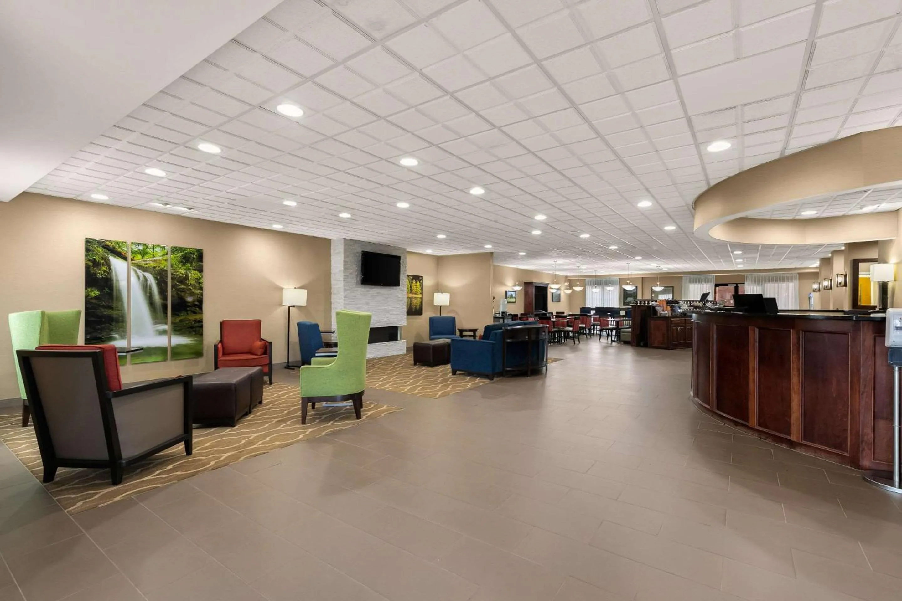 Lobby or reception in Comfort Suites Commerce