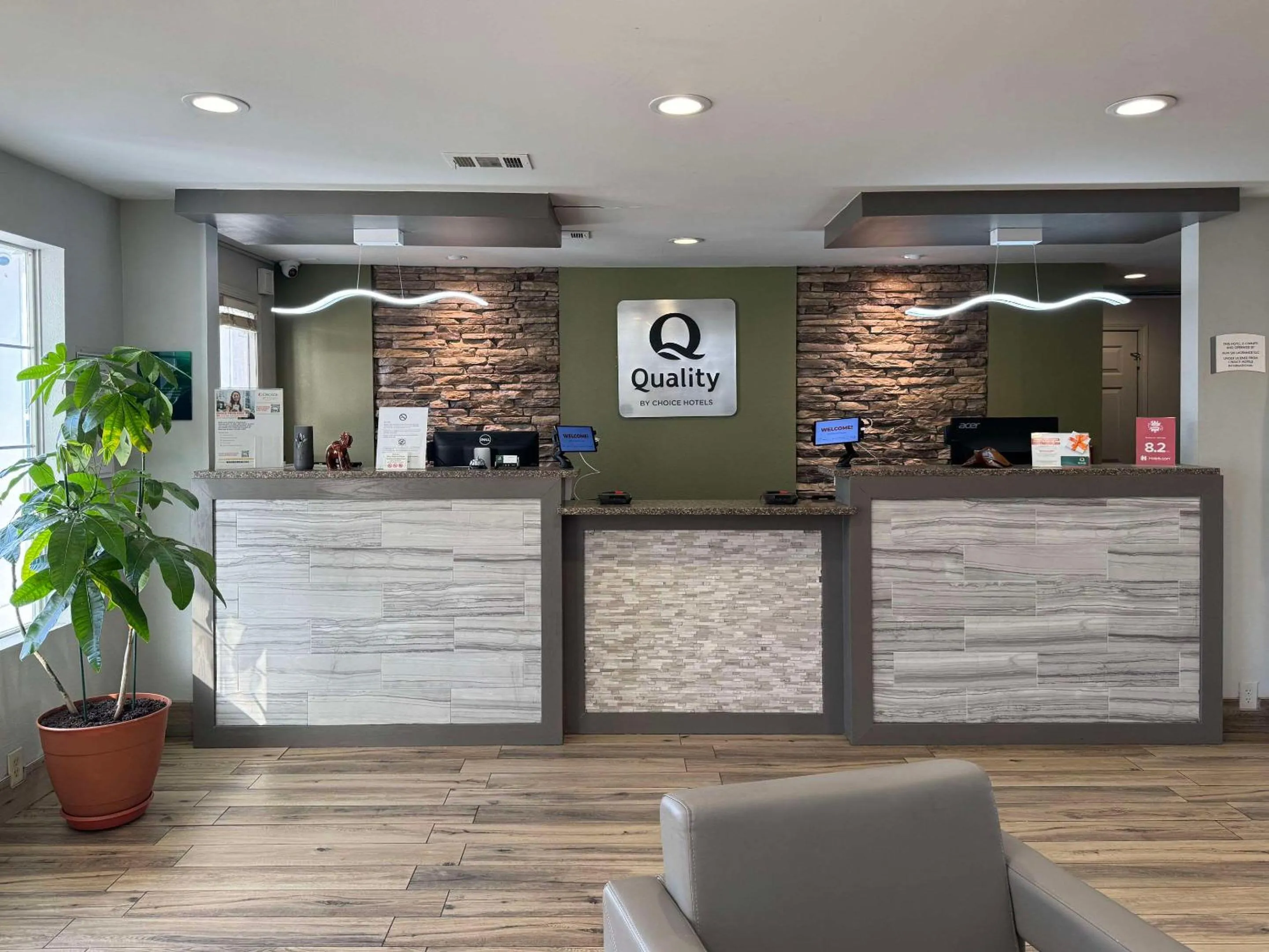 Lobby or reception in Quality Inn Lagrange East I-85