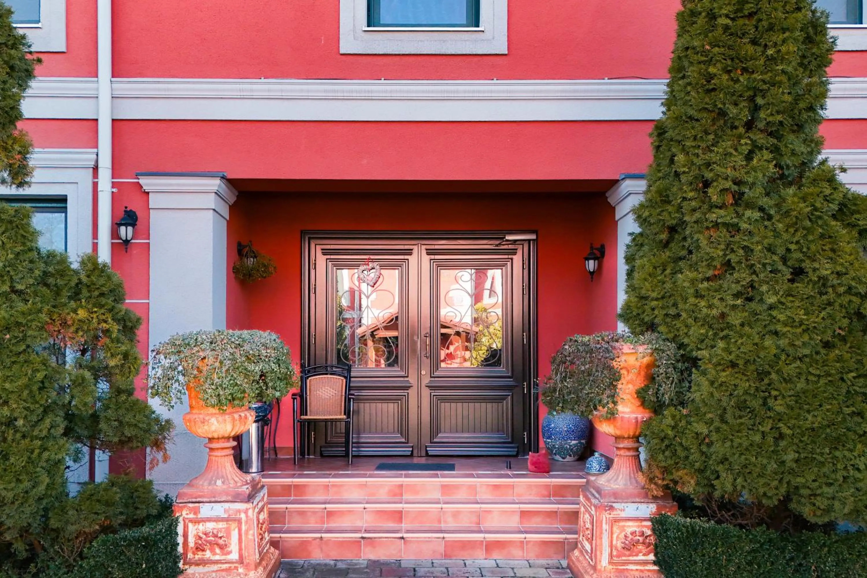 Facade/entrance in Casa del Sole Boutique Hotel Timisoara