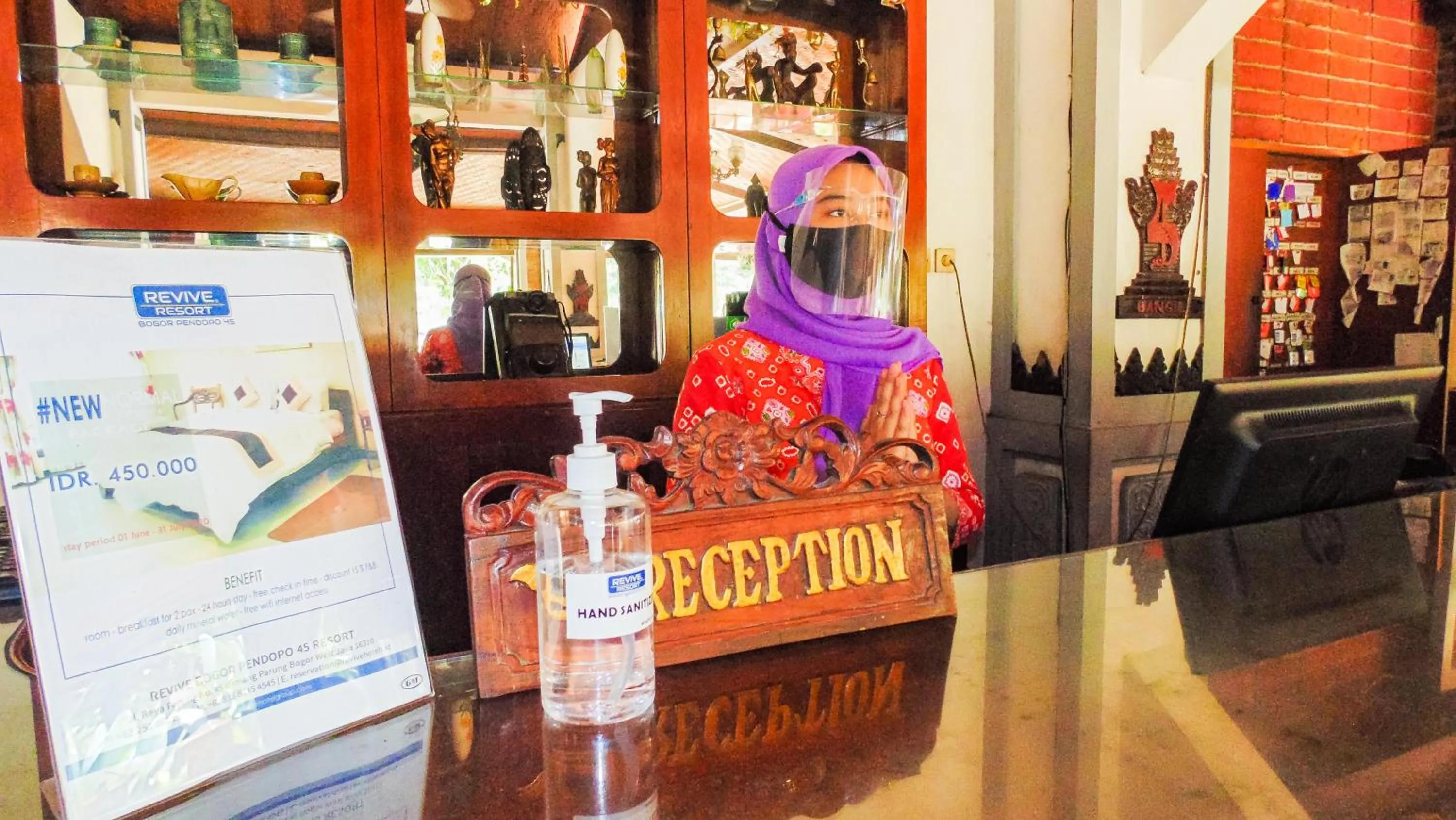 Lobby or reception in Pendopo 45 Resort