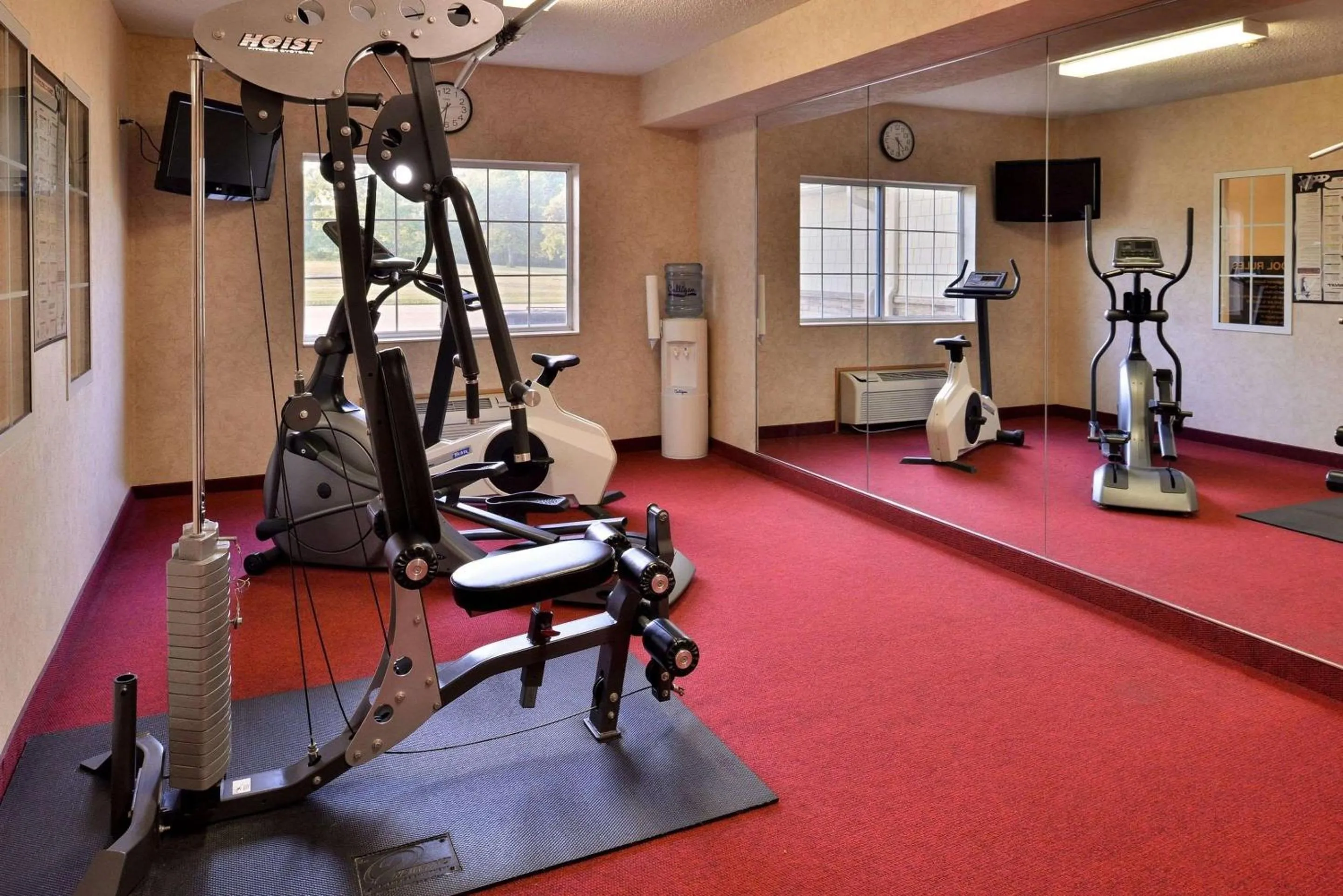Fitness centre/facilities in Comfort Inn & Suites Riverview near Davenport and I-80