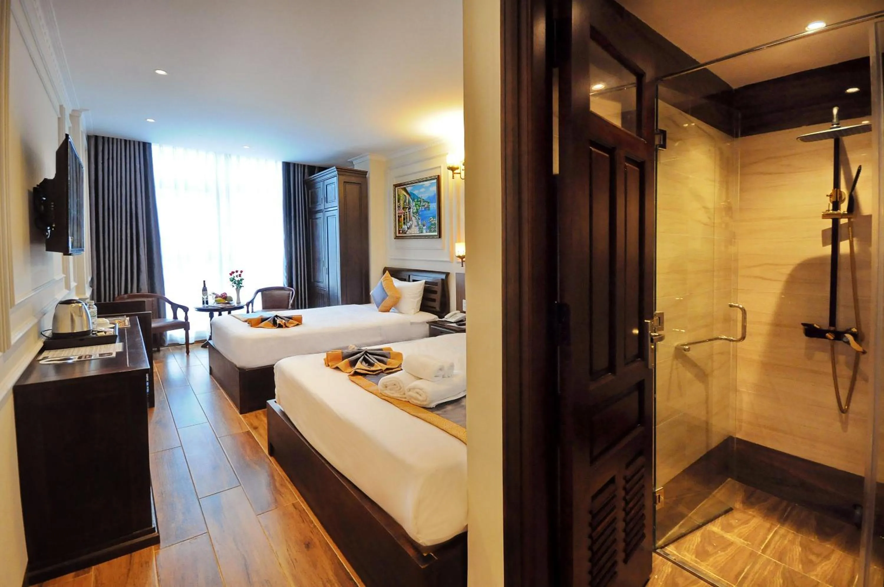 Photo of the whole room, Bed in Apollo Hotel Nha Trang Beach