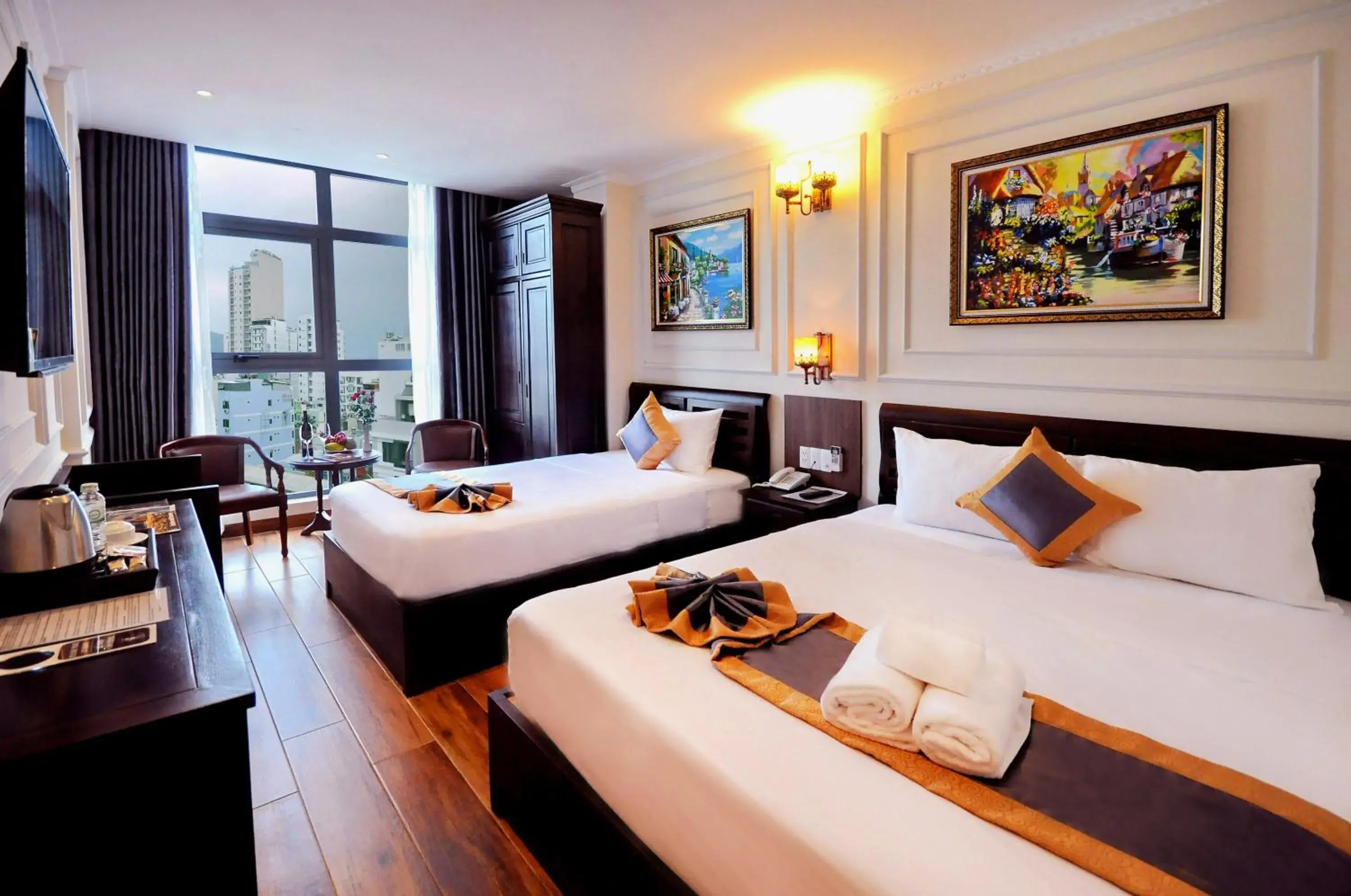 Triple Room with City View in Apollo Hotel Nha Trang Beach Triple Room with City View in Apollo Hotel Nha Trang Beach