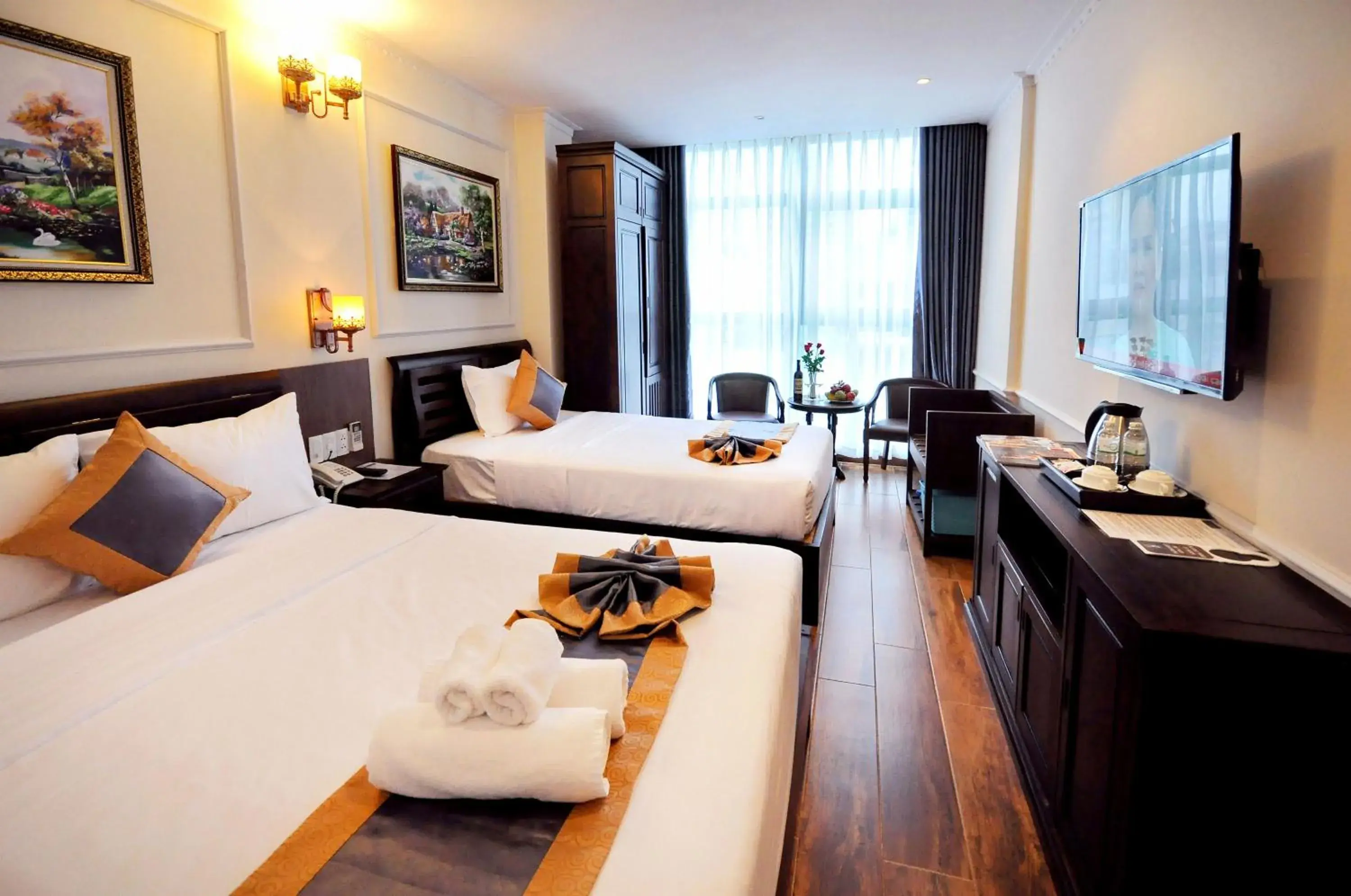 Deluxe Twin Room with City View in Apollo Hotel Nha Trang Beach Deluxe Twin Room with City View in Apollo Hotel Nha Trang Beach