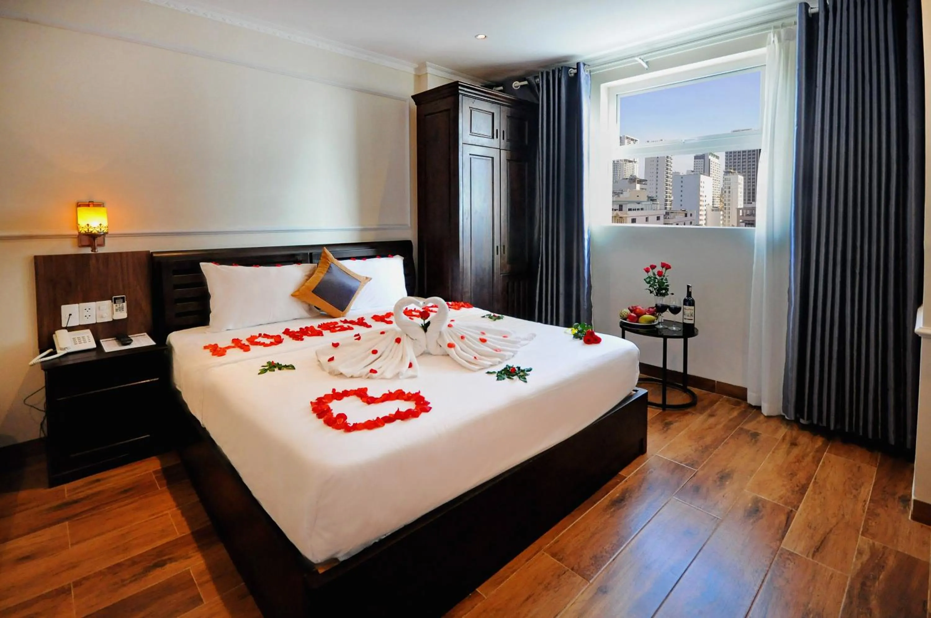 Photo of the whole room, Bed in Apollo Hotel Nha Trang Beach