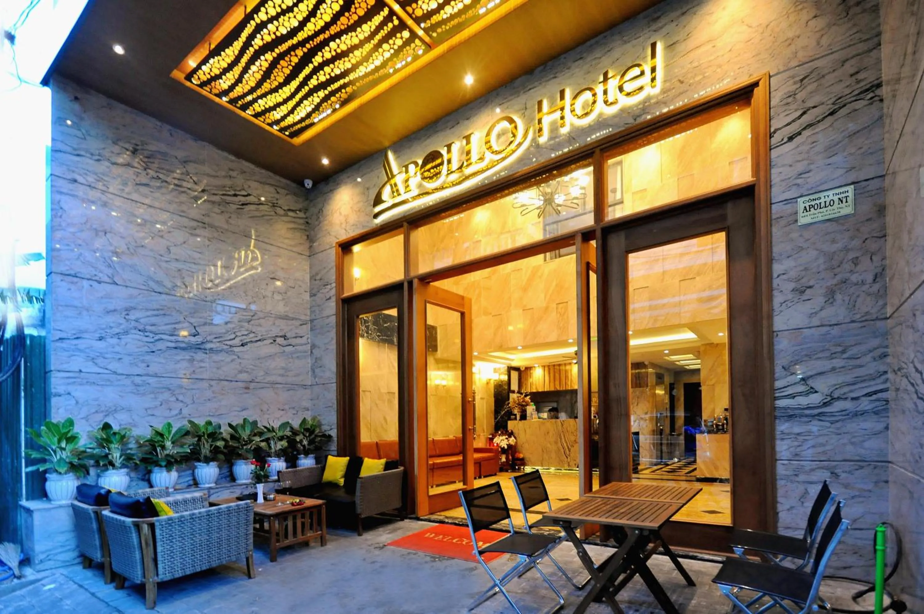 Facade/entrance in Apollo Hotel Nha Trang Beach