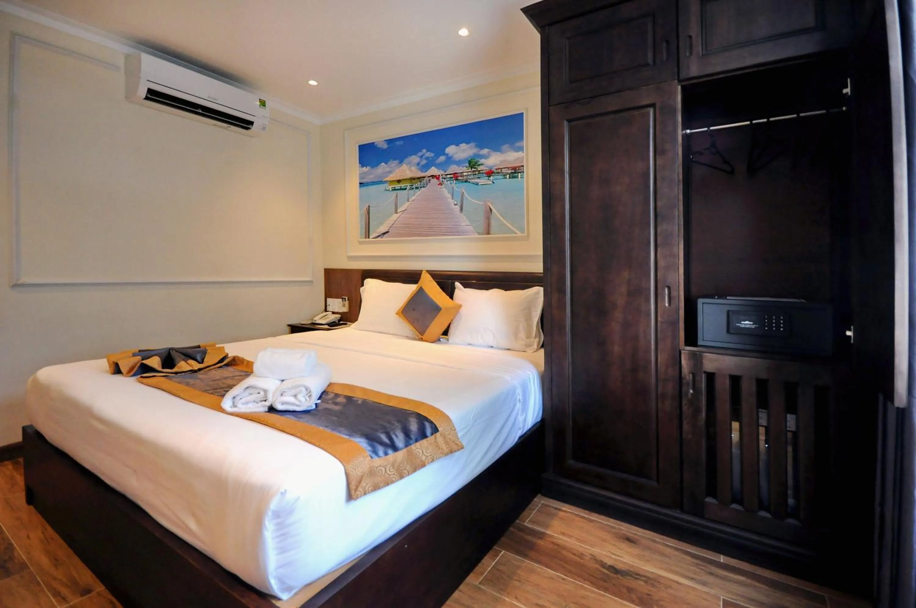 Bed in Apollo Hotel Nha Trang Beach