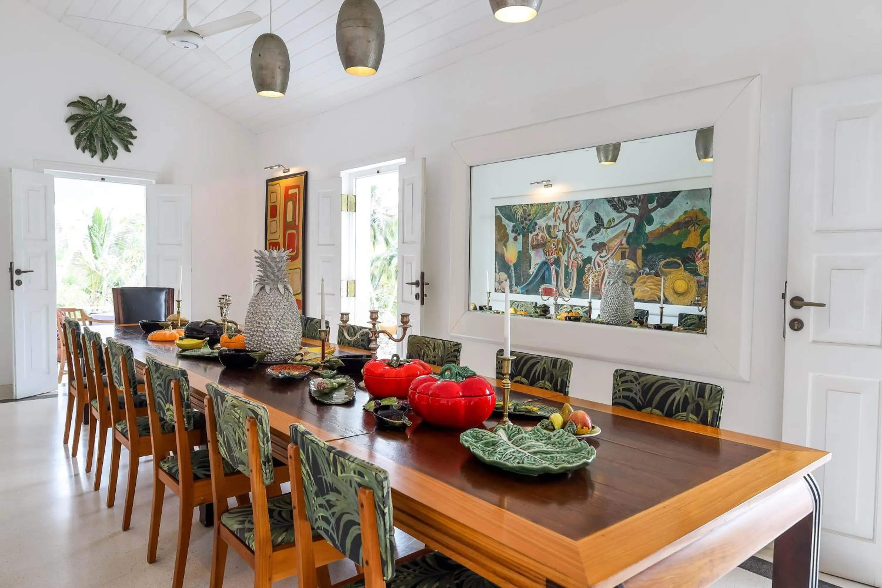 Dining area in The Flame Tree Estate & Hotel