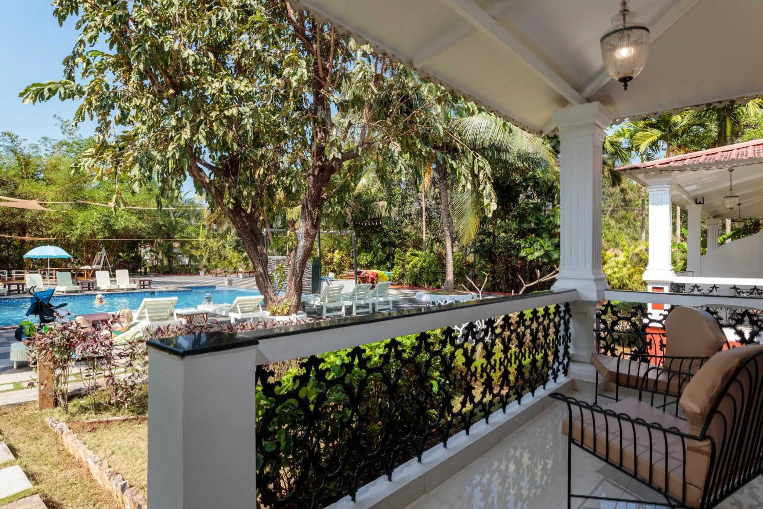 Balcony/Terrace in Wild Berry Resort Agonda