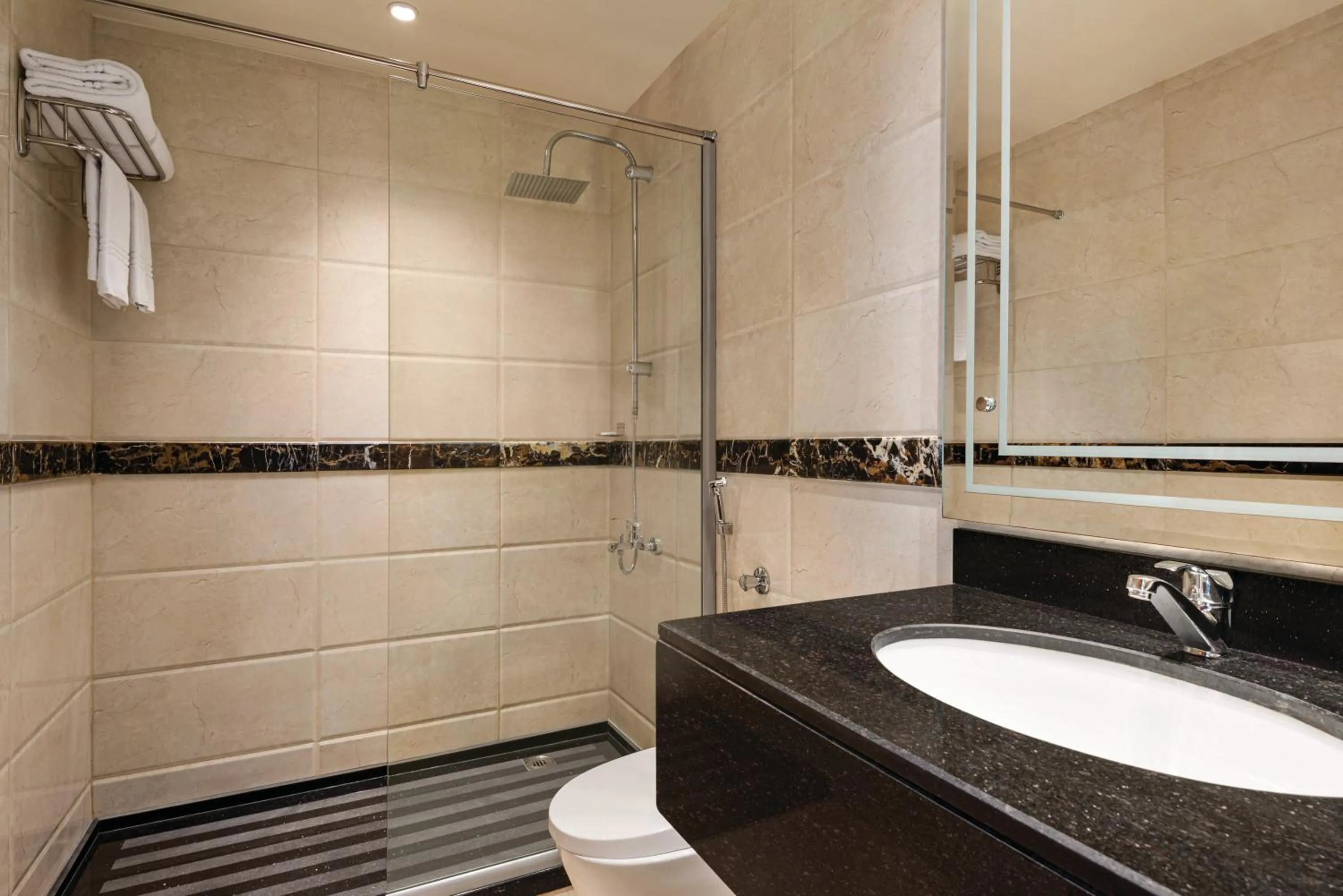 Bathroom in Vivid Jeddah Hotel, a member of Radisson Individuals