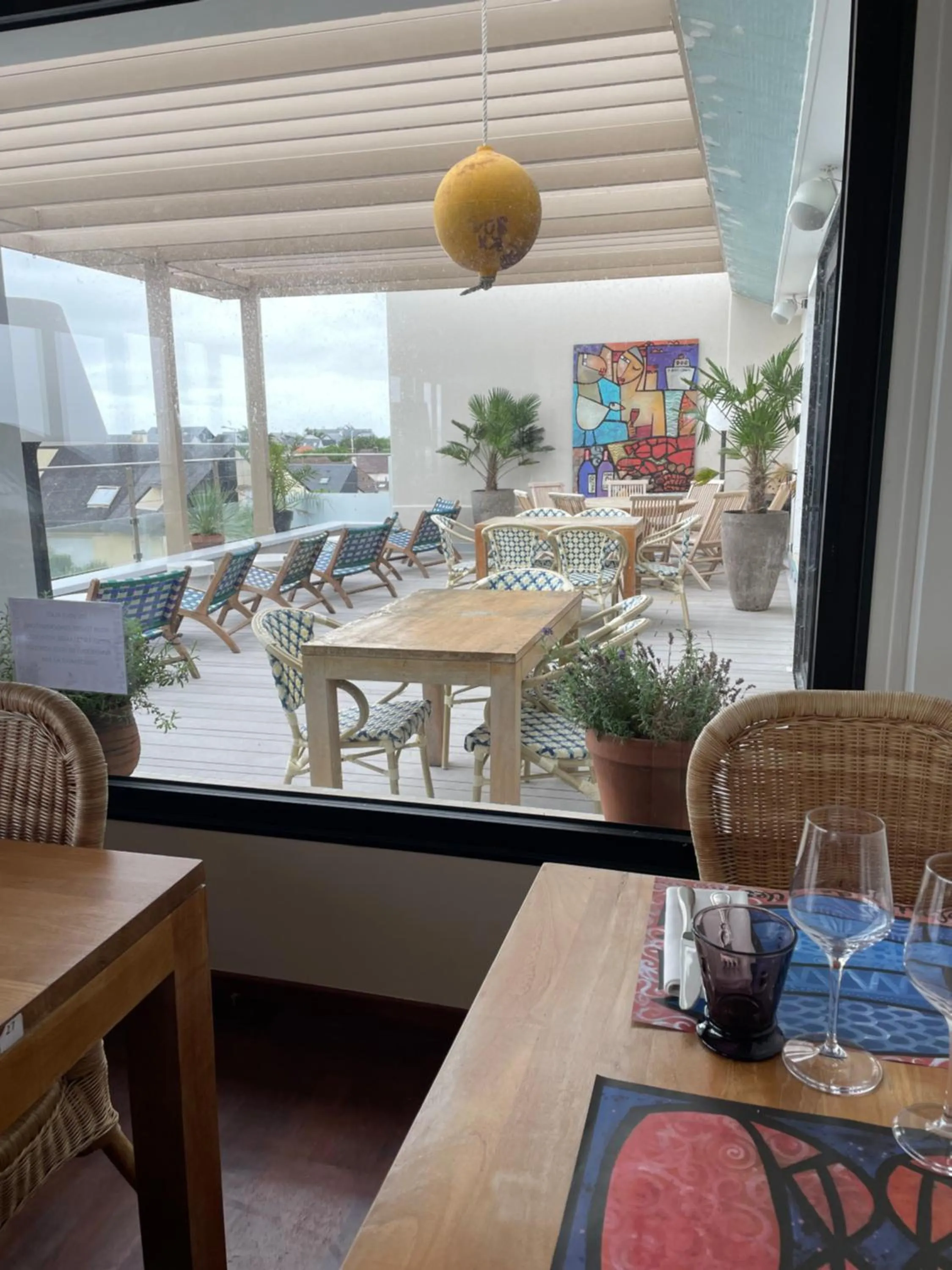 Patio in Le Relais des Iles