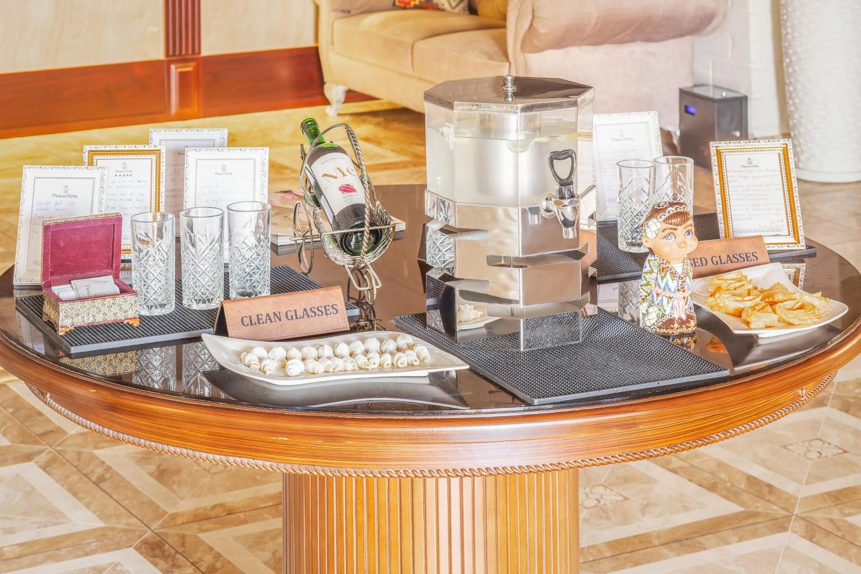 Lobby or reception in Praga Hotel