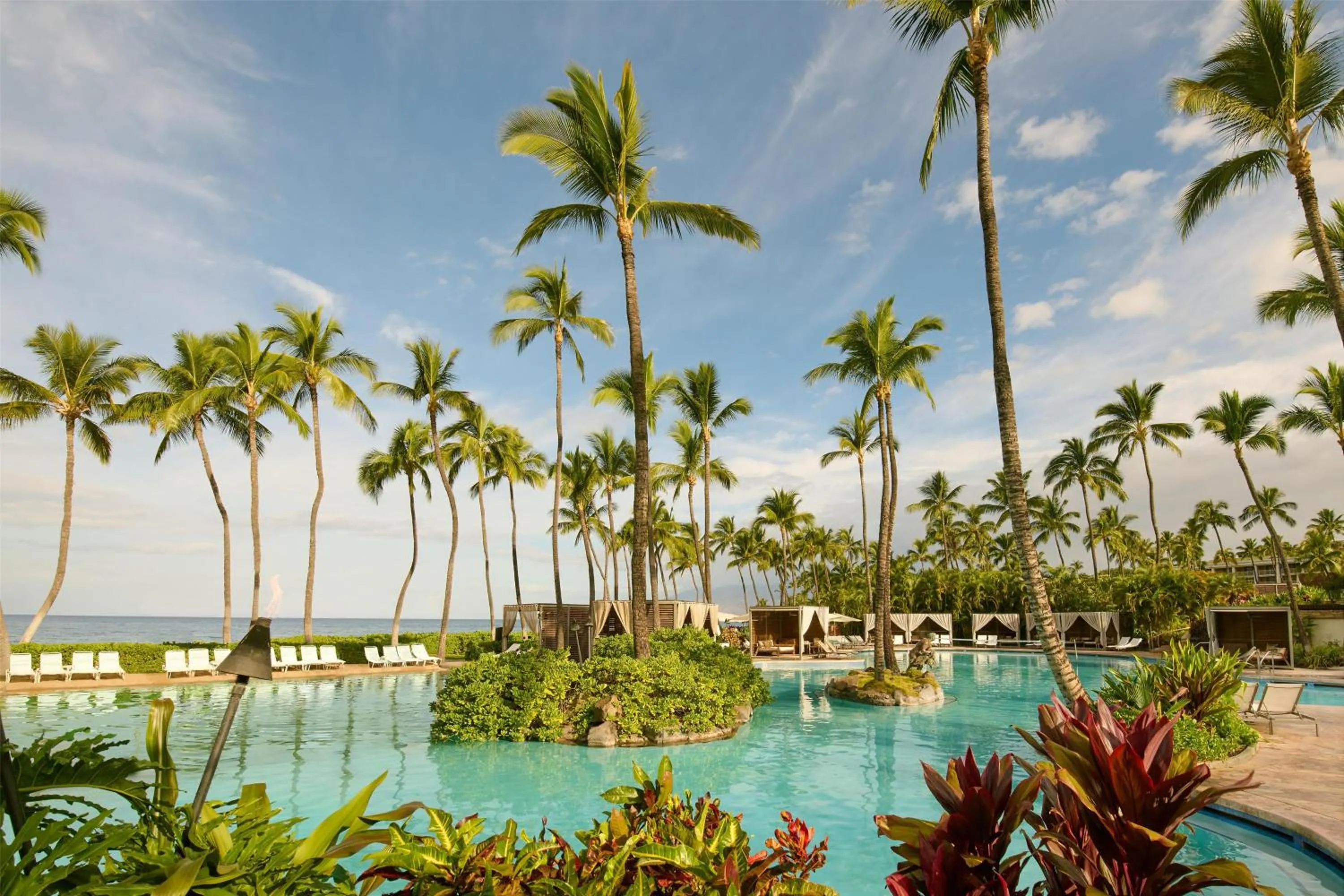 Pool view in Grand Wailea Resort Hotel & Spa, A Waldorf Astoria Resort