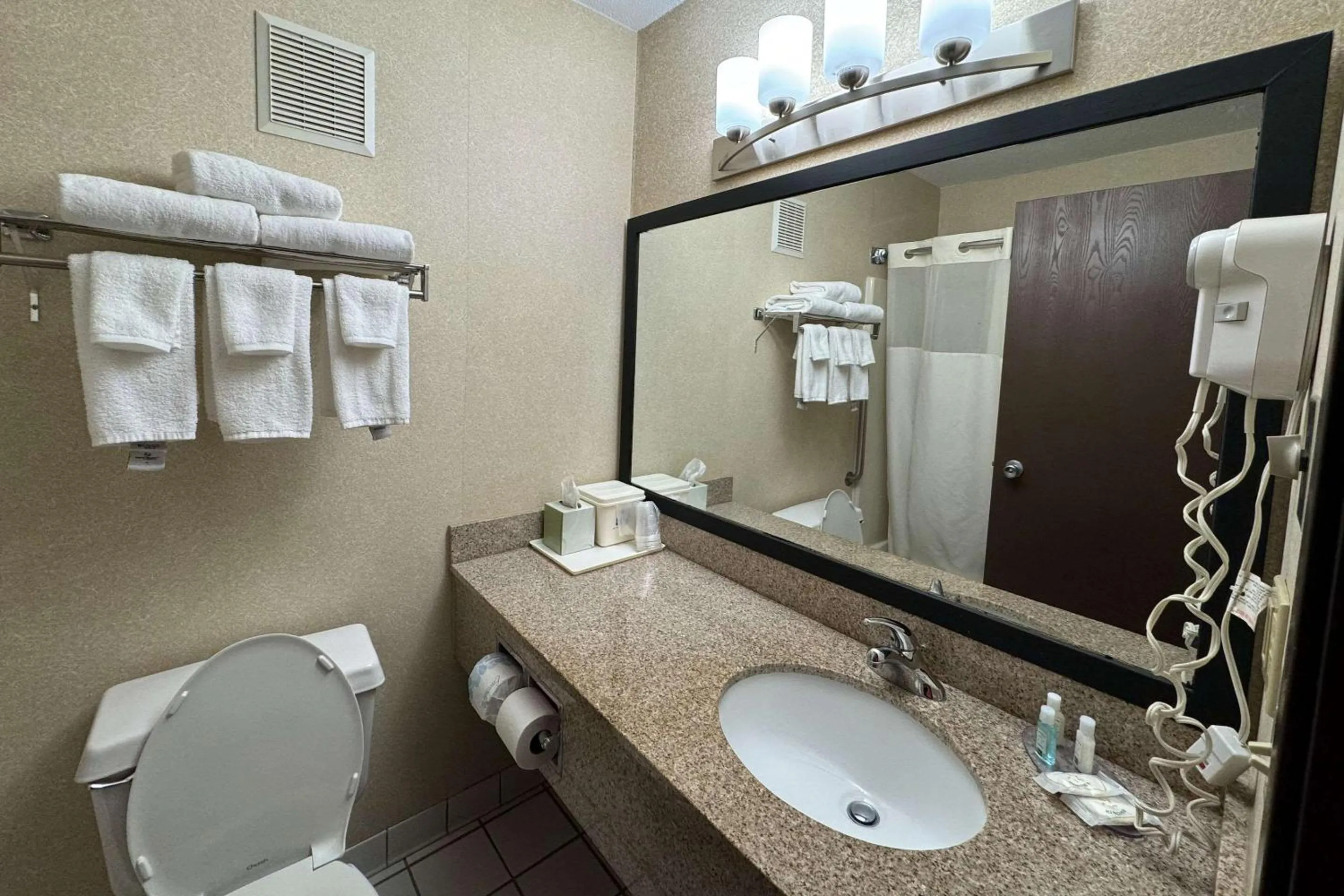 Bedroom in Quality Inn Forsyth Decatur