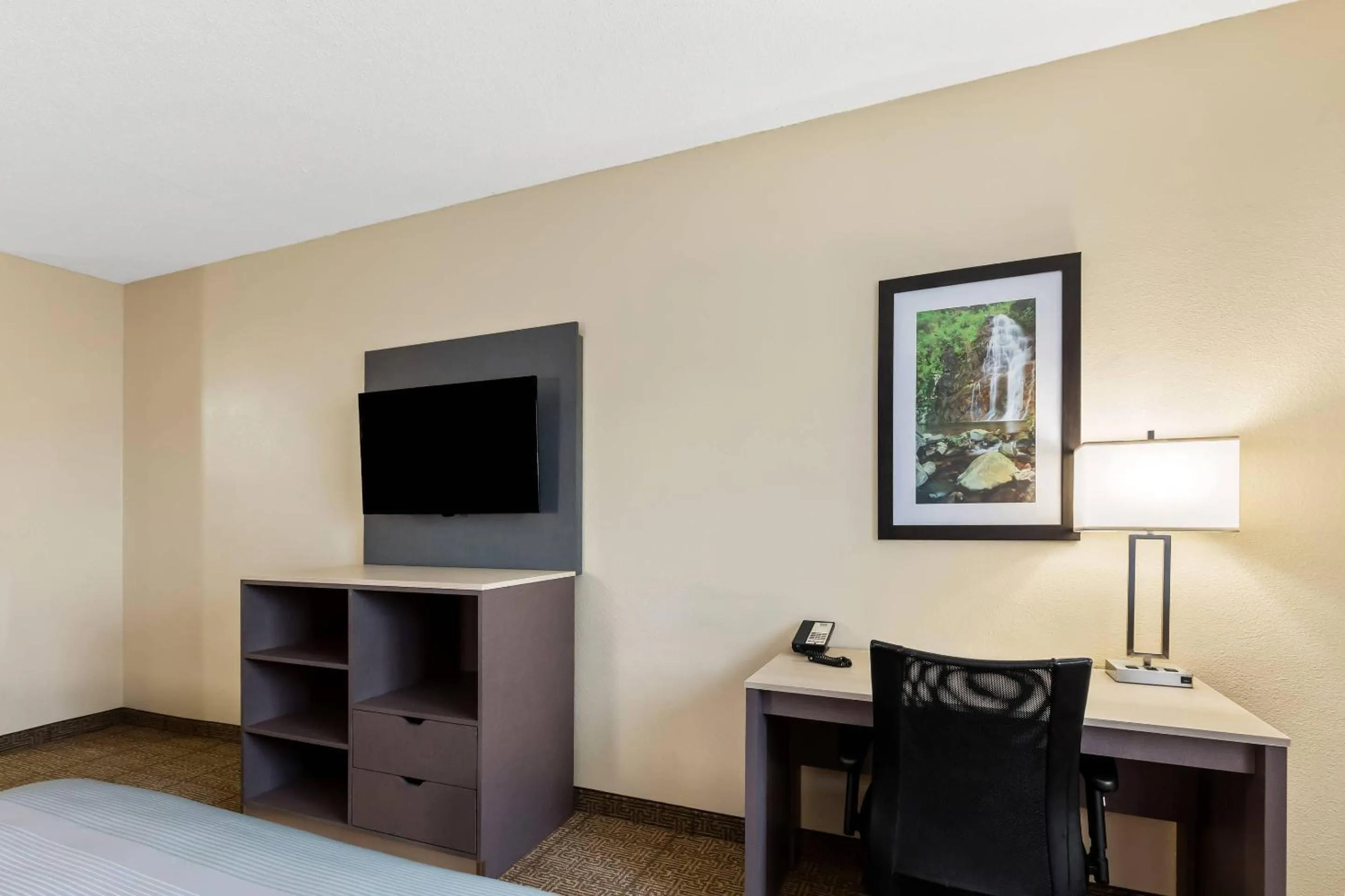 Bedroom, Bed in Quality Inn & Suites Springfield Southwest near I-72