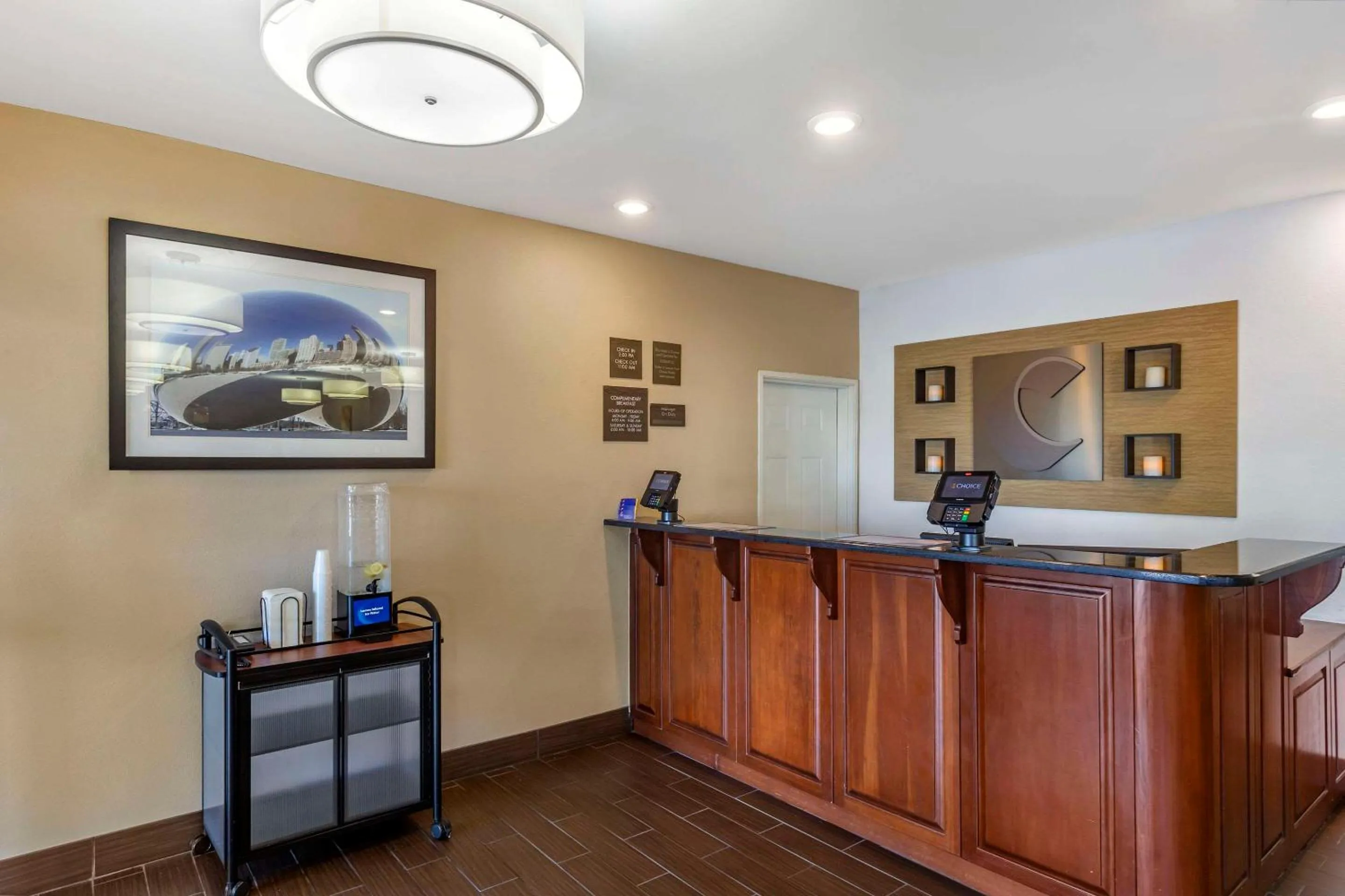 Lobby or reception in Comfort Inn Gurnee near Six Flags
