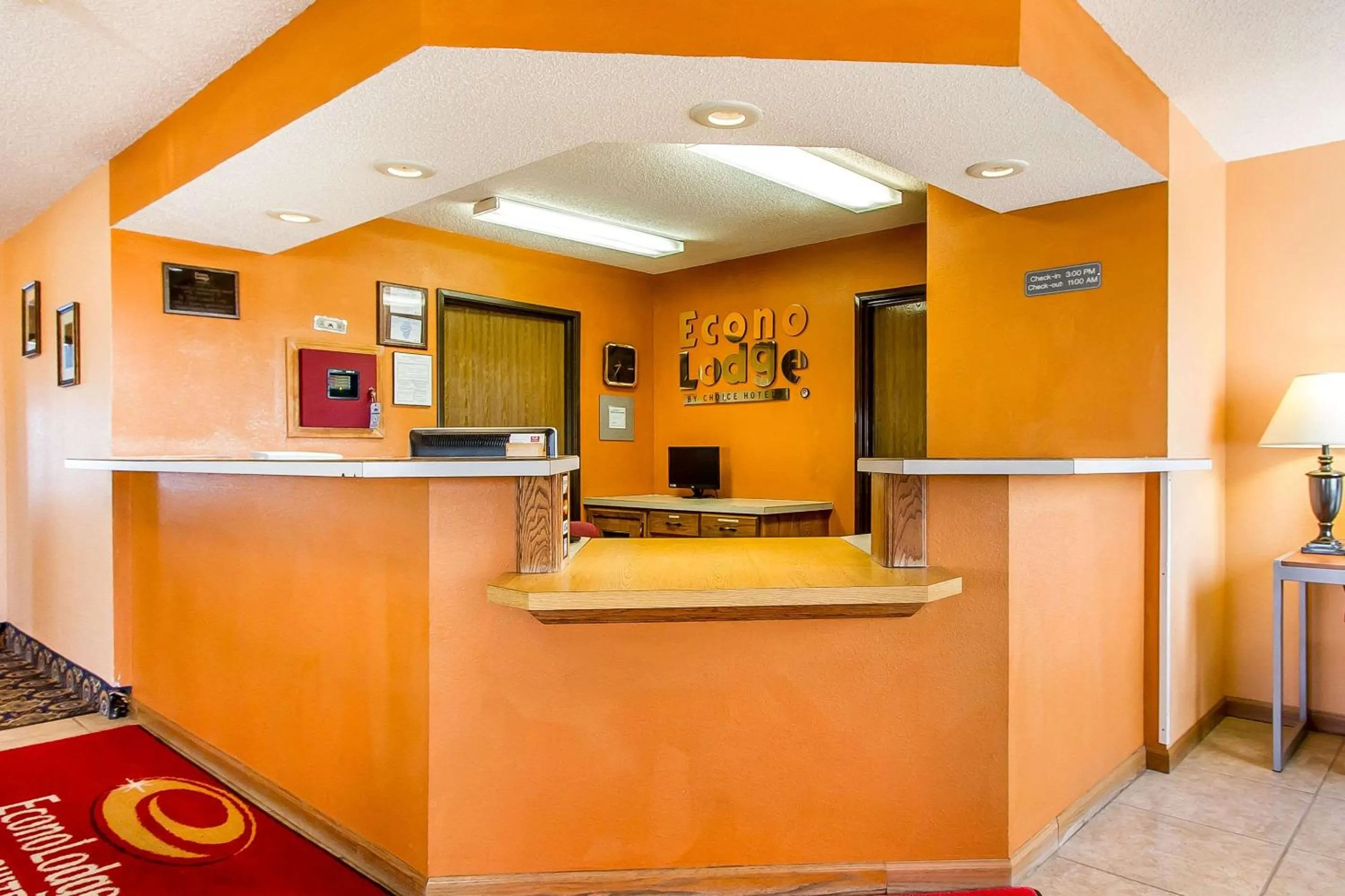 Lobby or reception in Econo Lodge Inn & Suites Pekin - Peoria Area