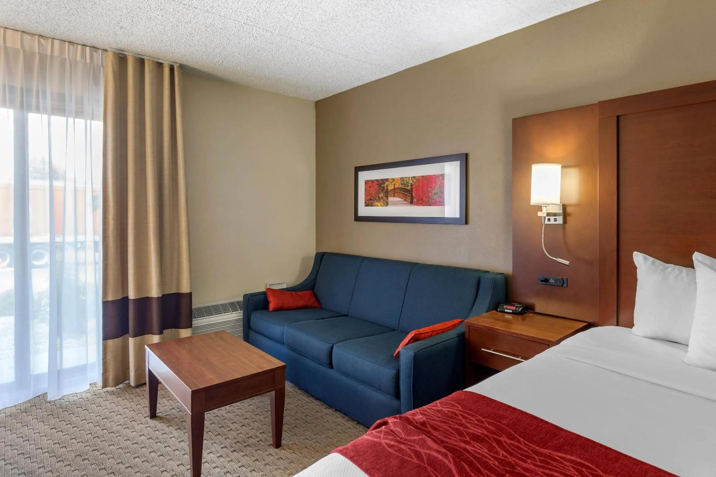 Bedroom in Comfort Inn & Suites Rochelle - DeKalb