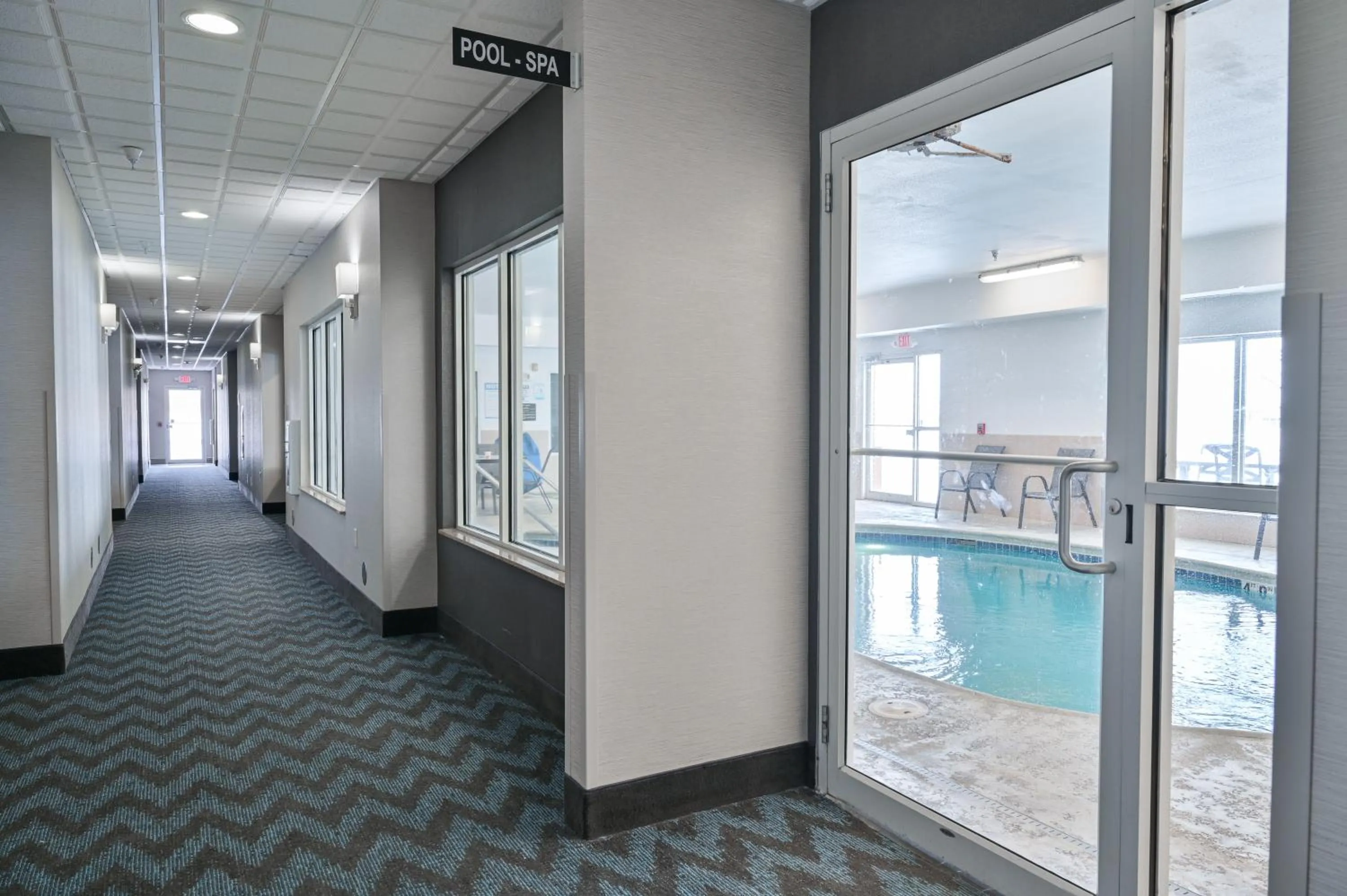 Pool view in Sleep Inn & Suites Washington near Peoria