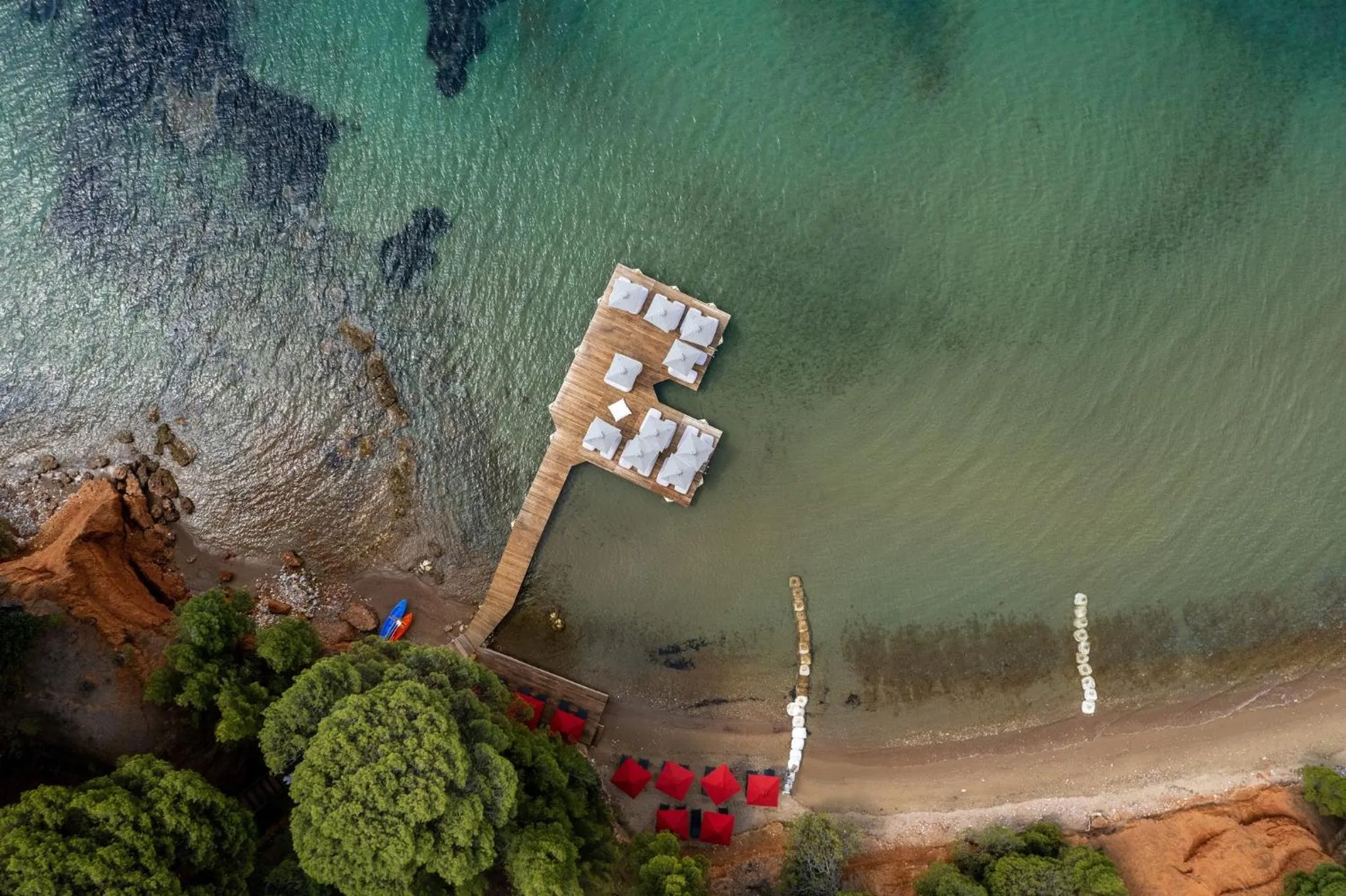 Beach in Amantes Villas and Suites