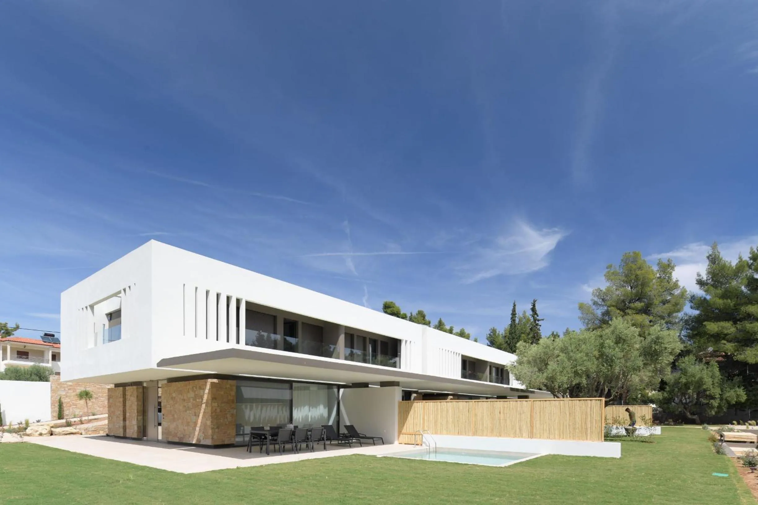 Facade/entrance in Amantes Villas and Suites