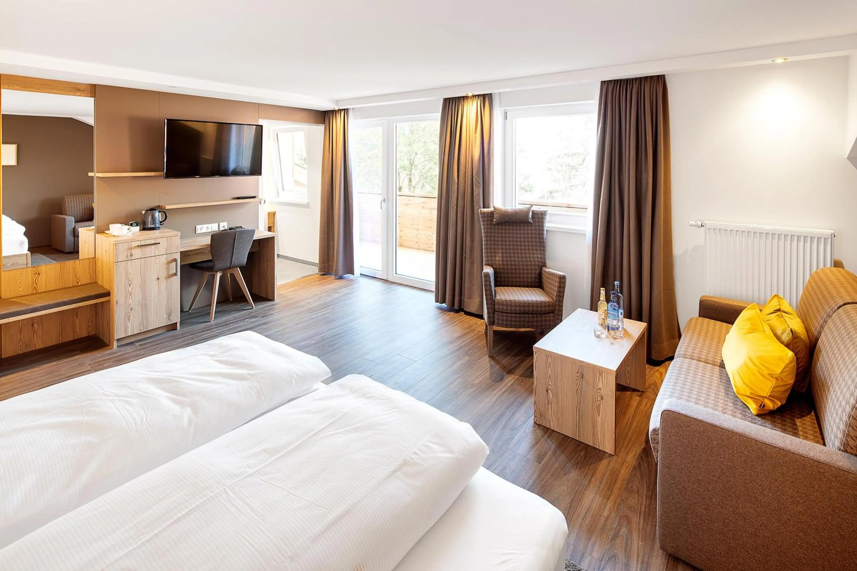 TV and multimedia, Bed in Hotel Kühberg