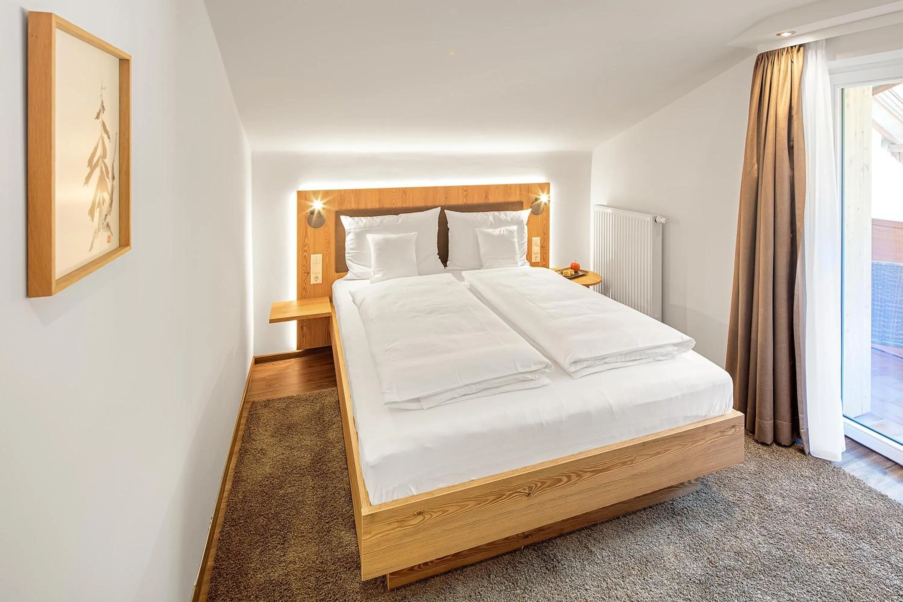 Bed in Hotel Kühberg