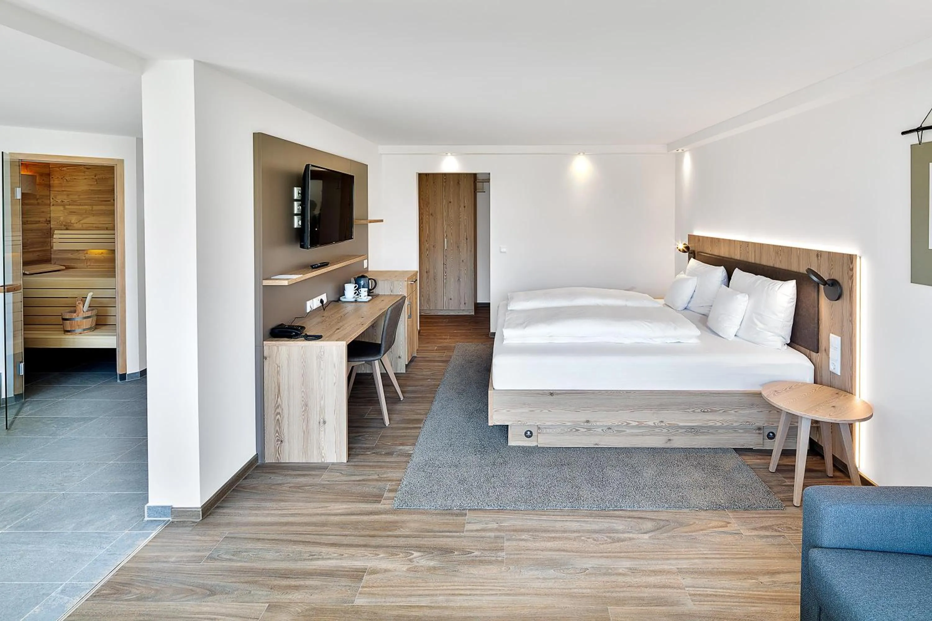 Bed in Hotel Kühberg