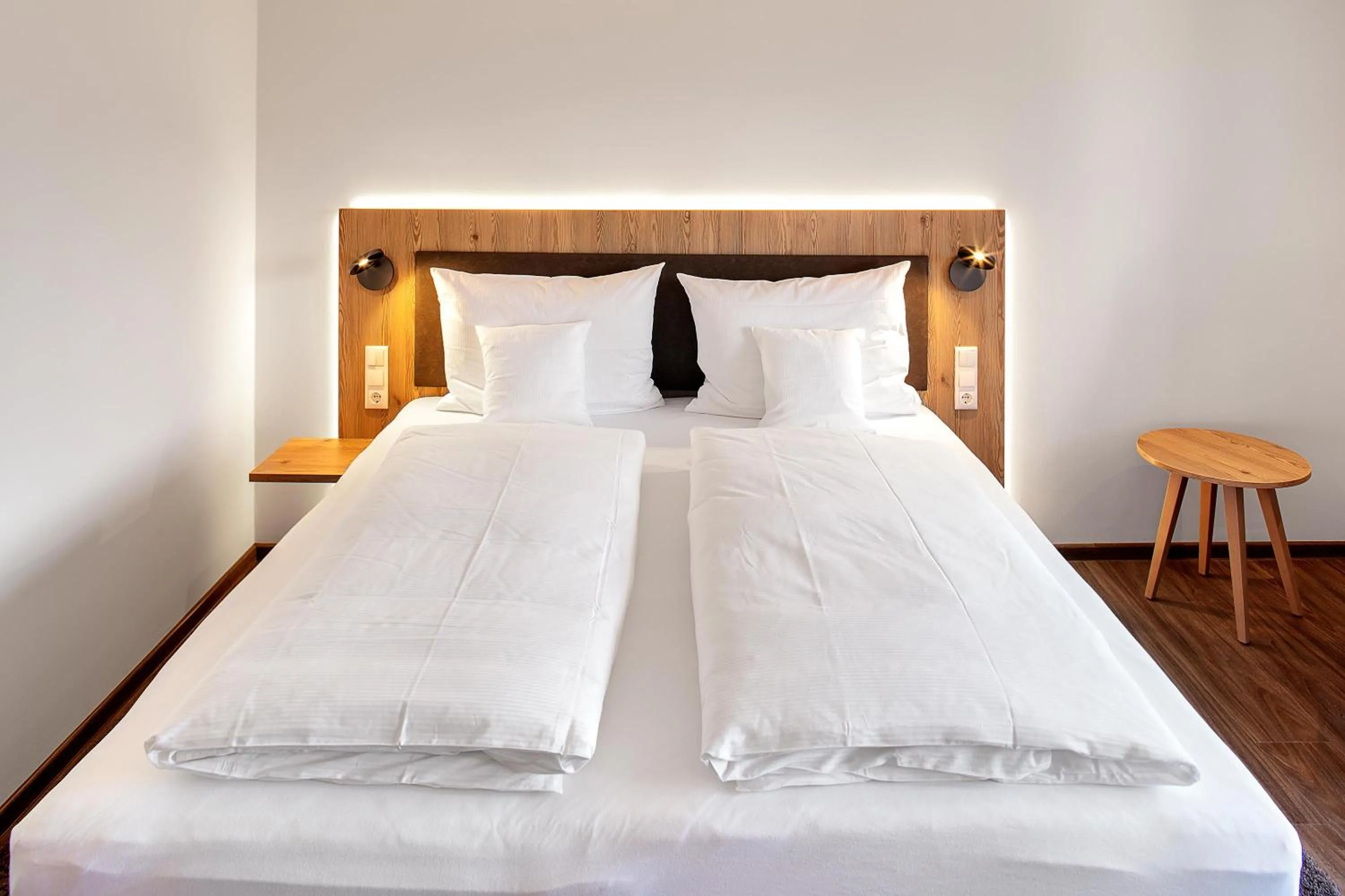 Bed in Hotel Kühberg