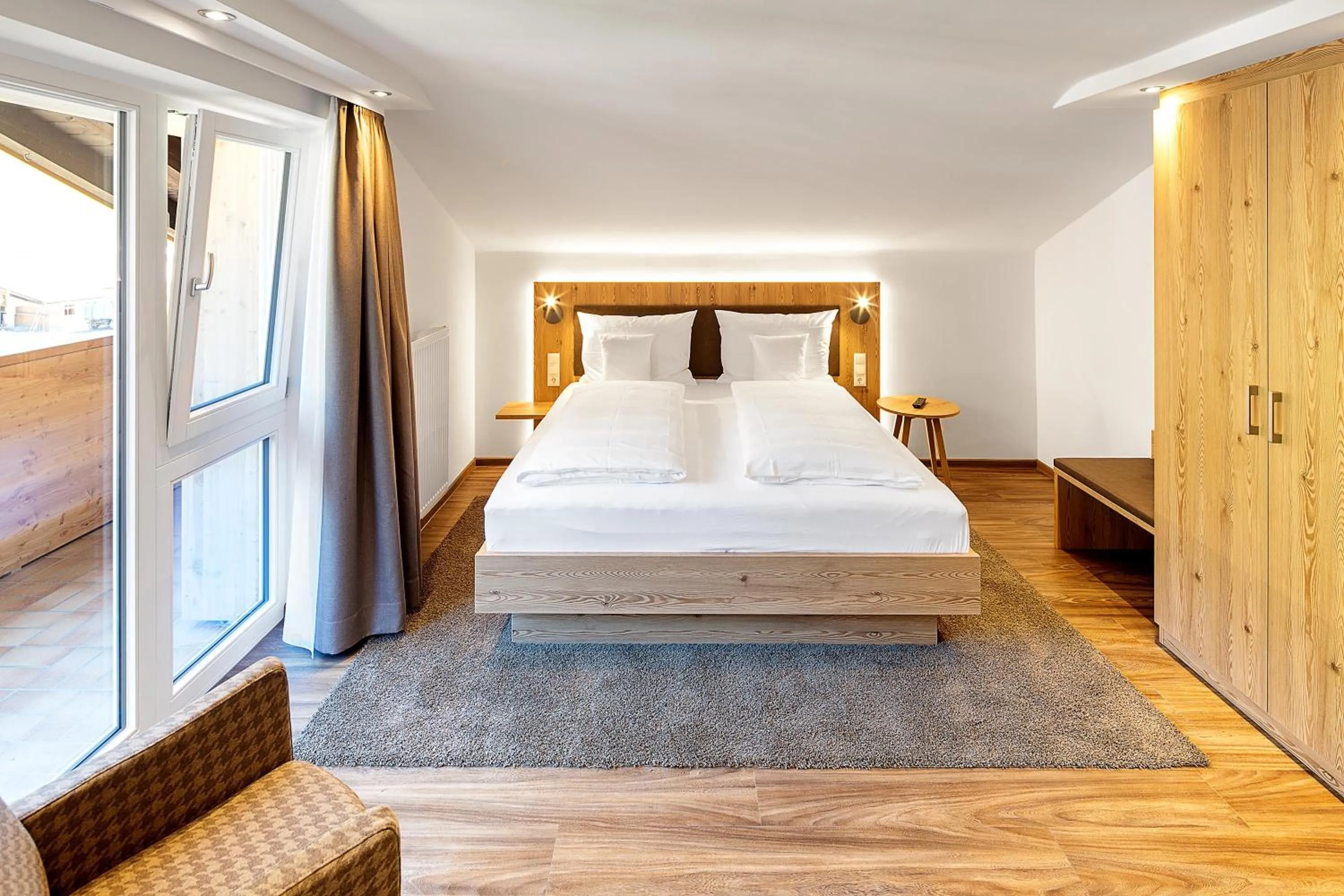 Bed in Hotel Kühberg