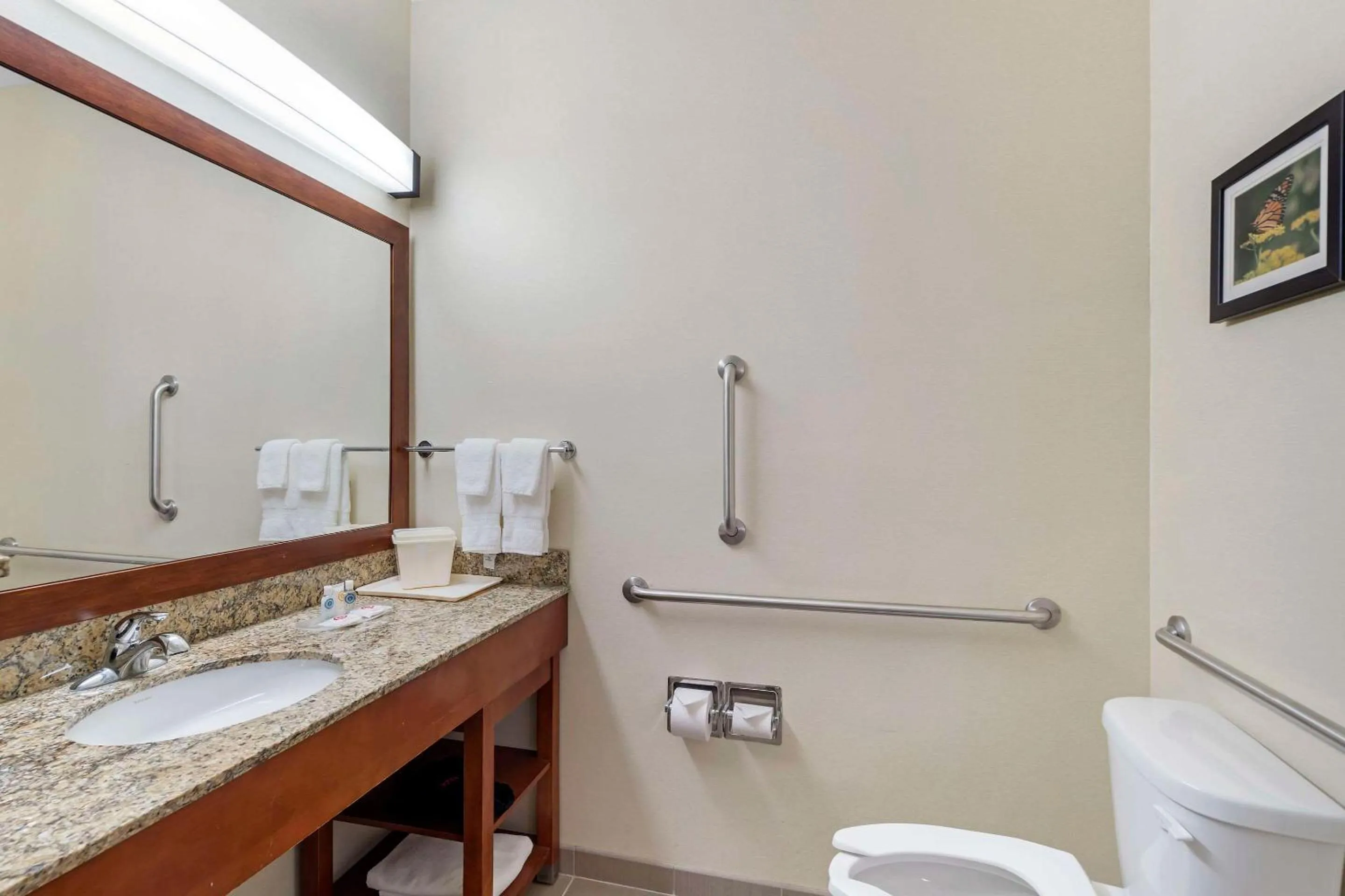 Bedroom in Comfort Suites Normal University area