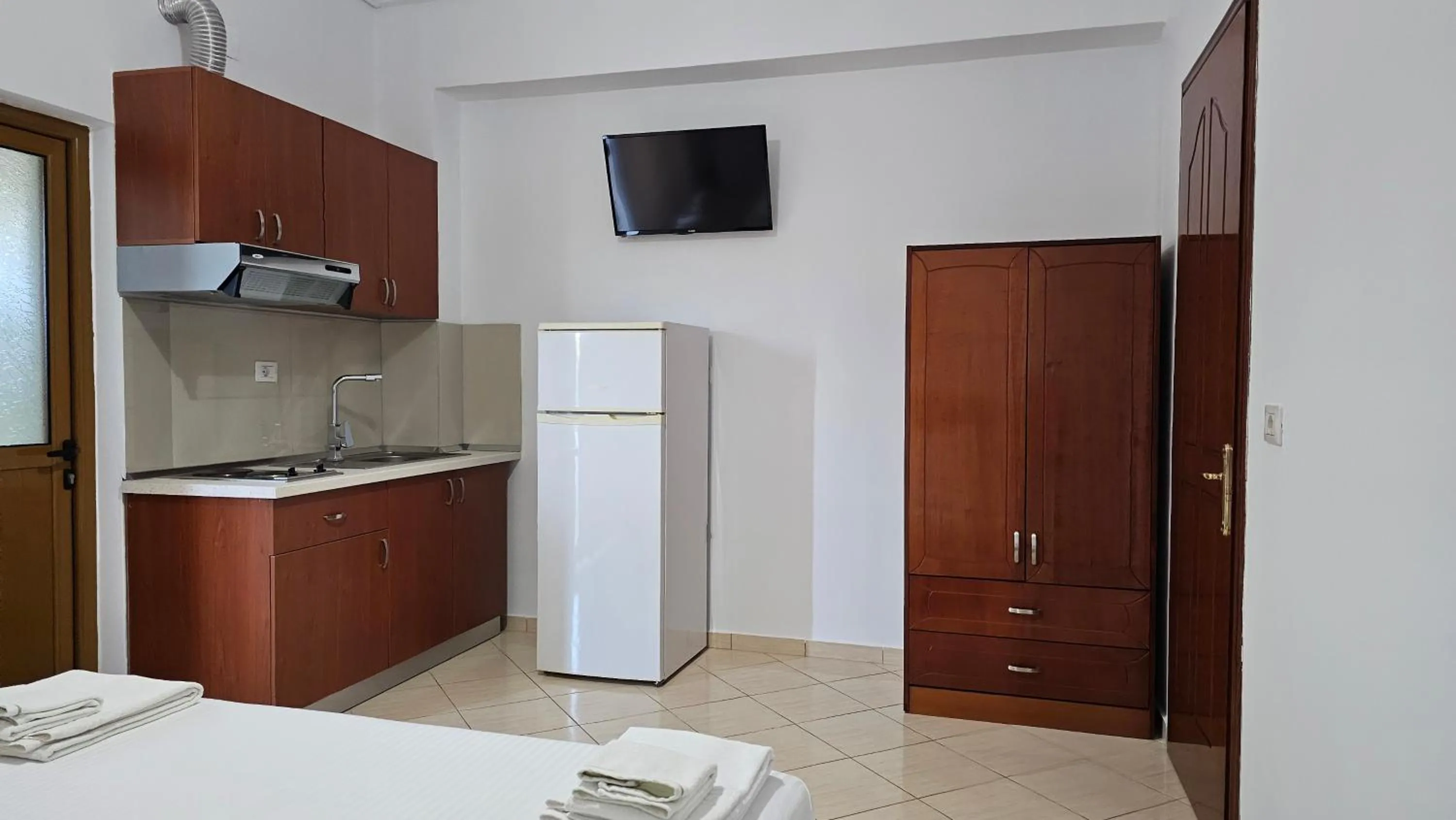 Kitchen or kitchenette, Bed in Vila Malo
