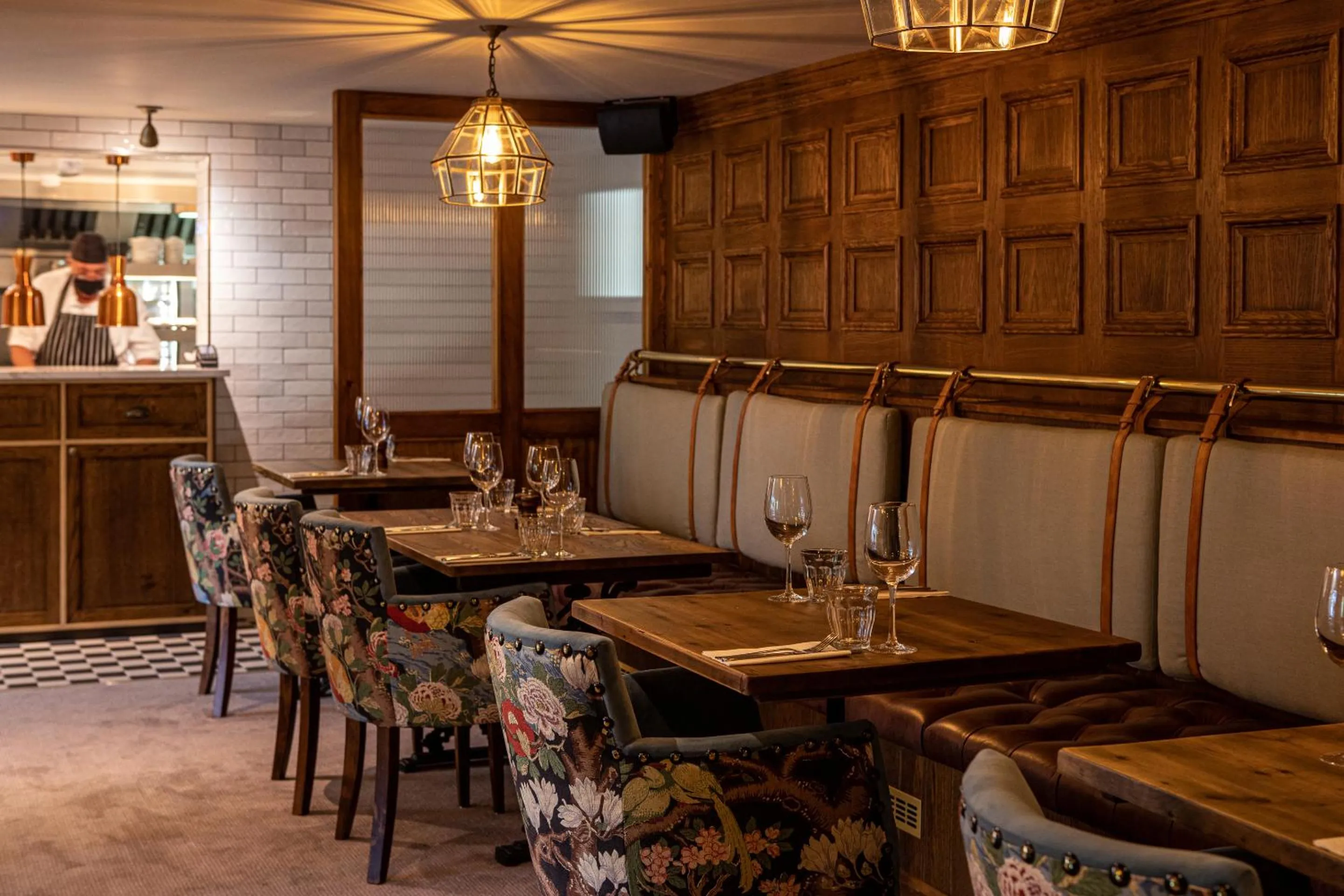 Dining area in The Filly Inn