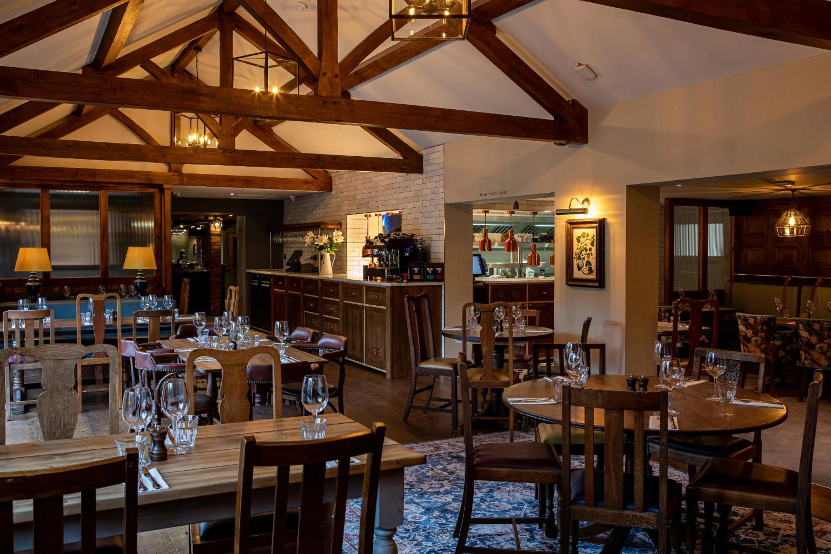 Dining area in The Filly Inn