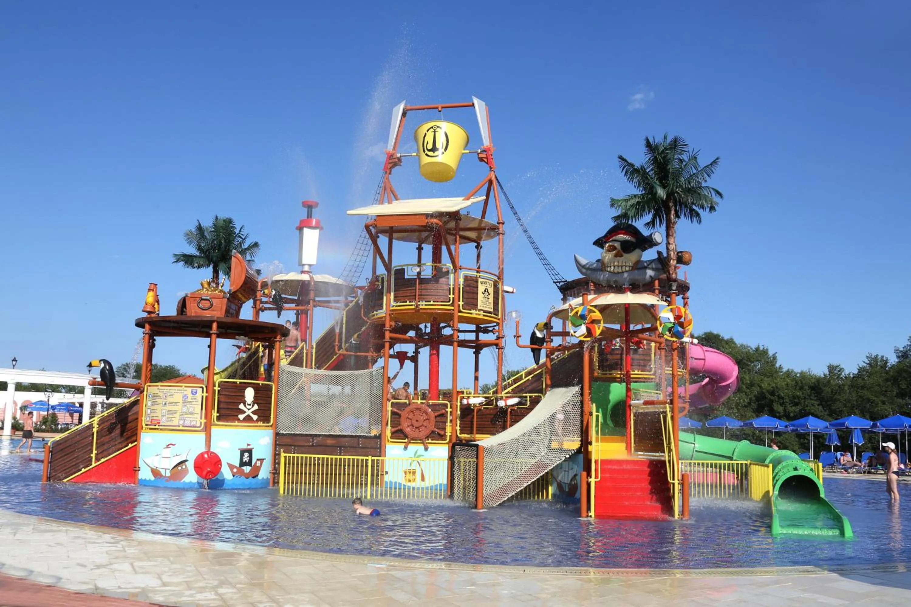 Aqua park in Duni Marina Beach Hotel - All Inclusive