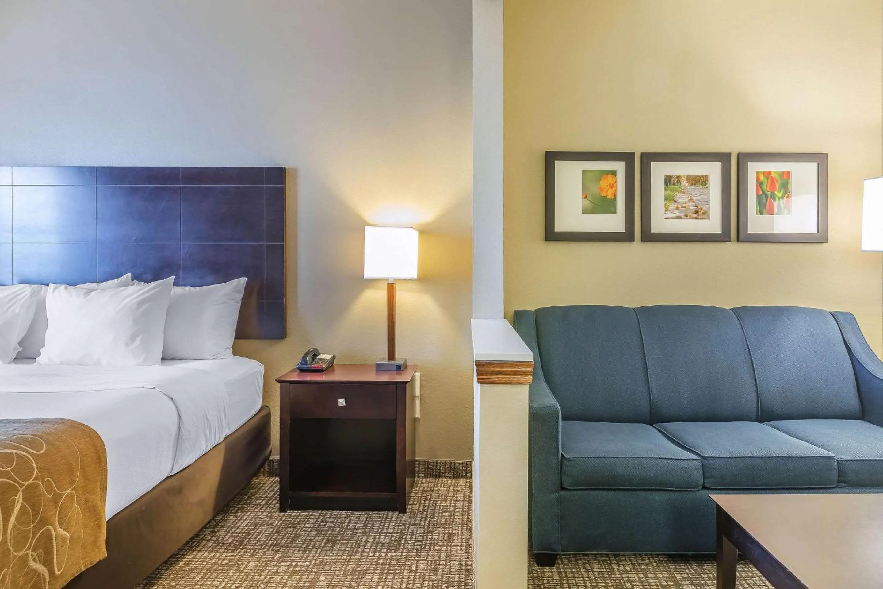 Bedroom, Bed in Comfort Suites Fort Wayne North