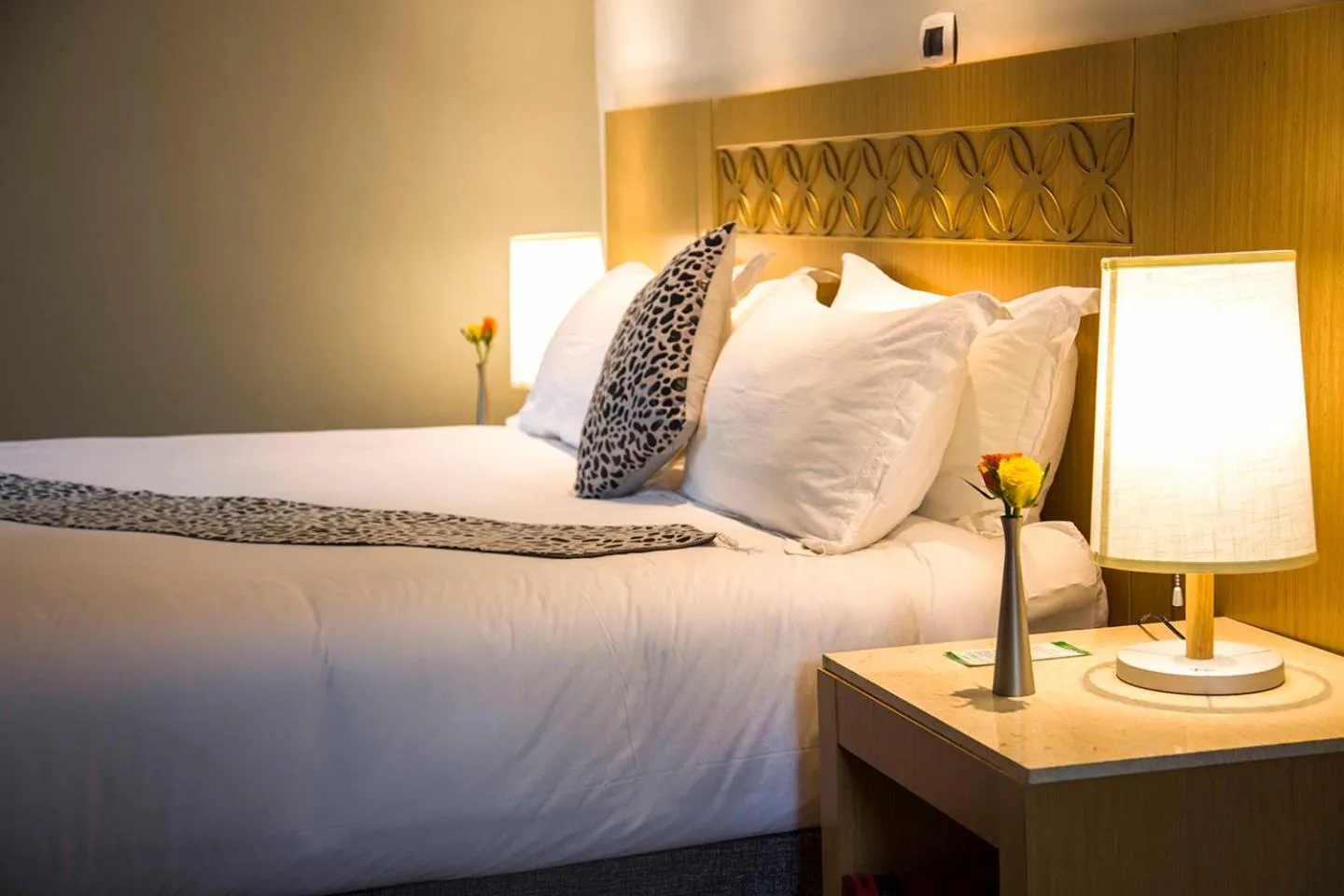 Bed in Vamos Addis Hotel