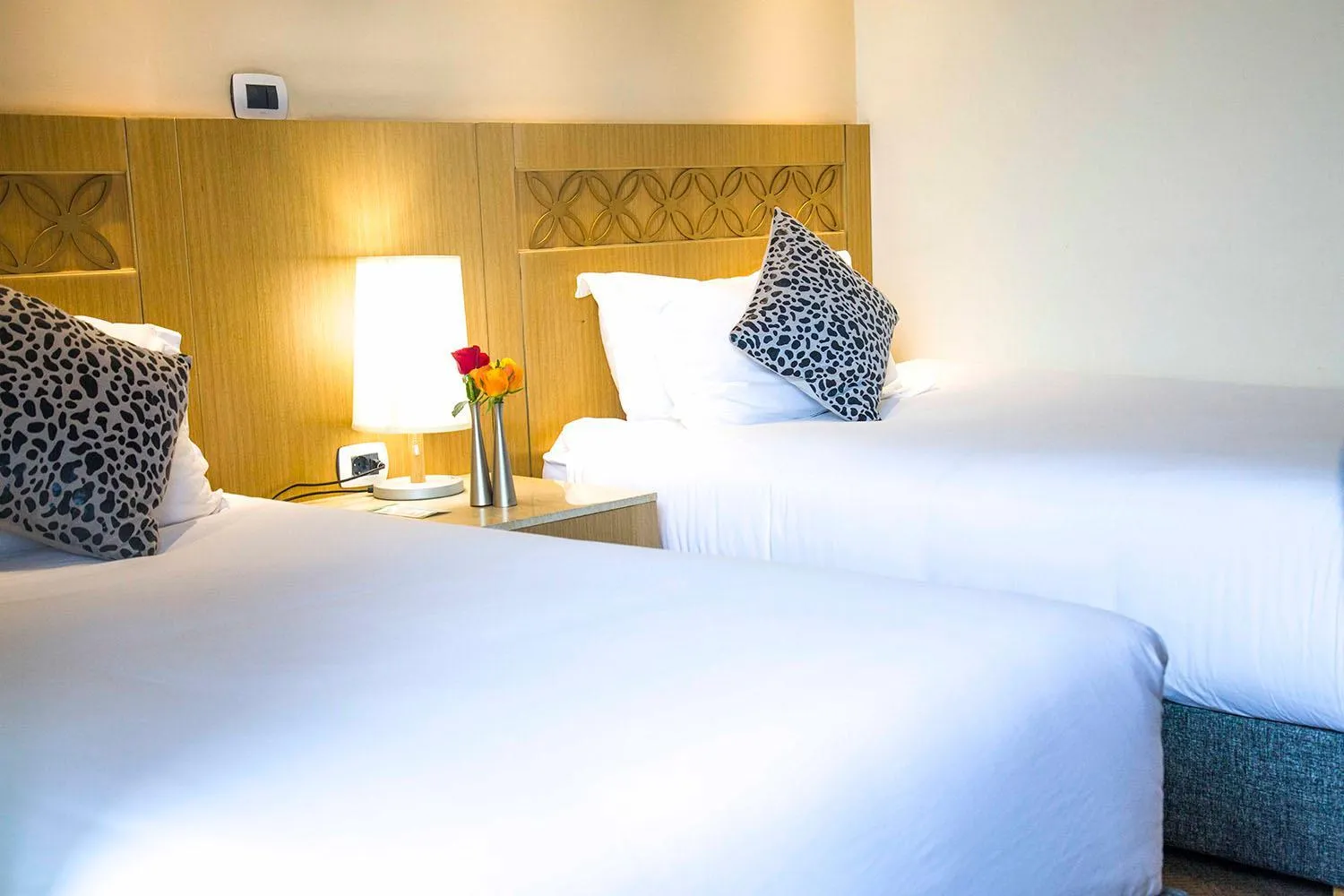 Bed in Vamos Addis Hotel