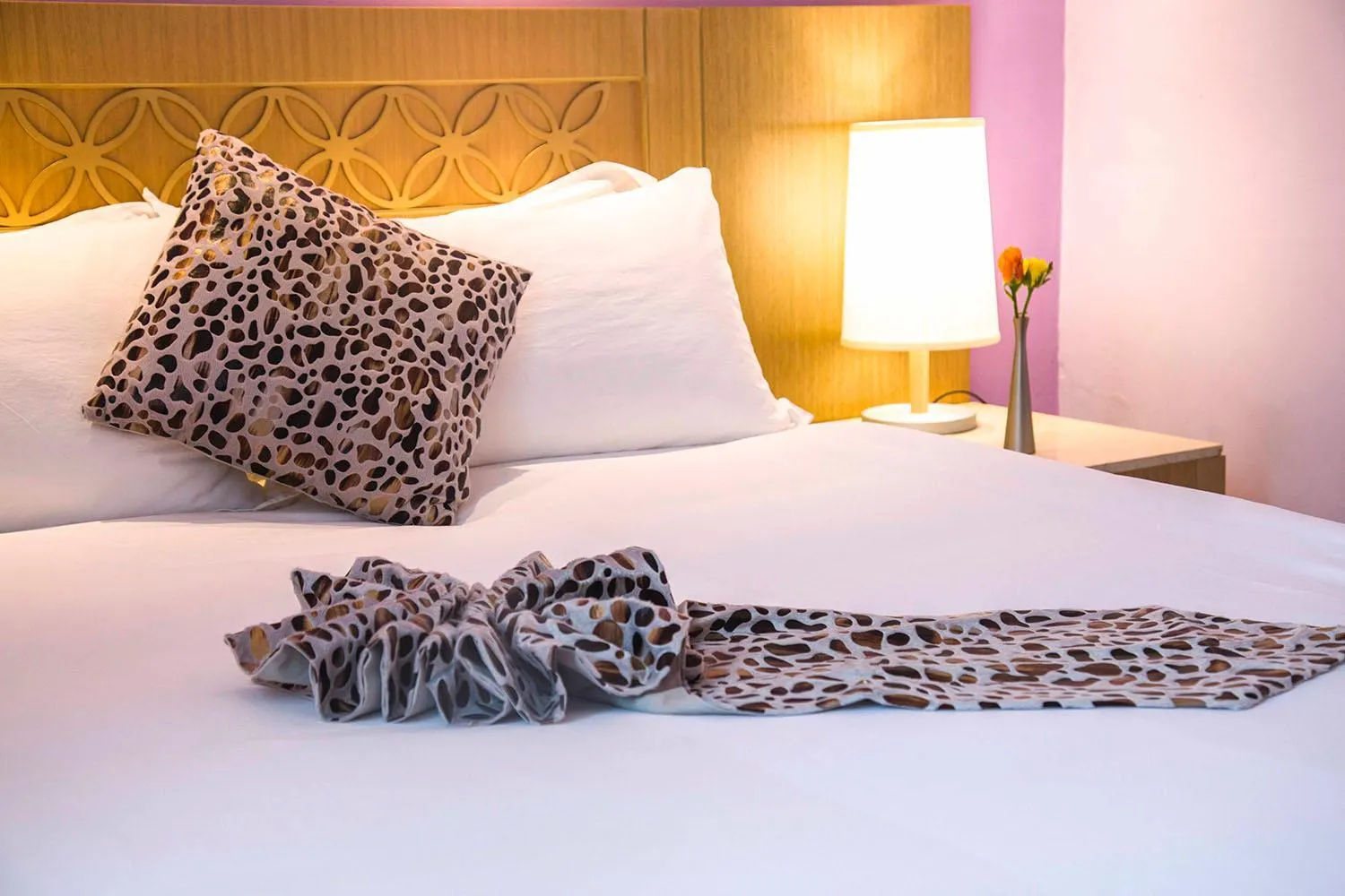 Bed in Vamos Addis Hotel