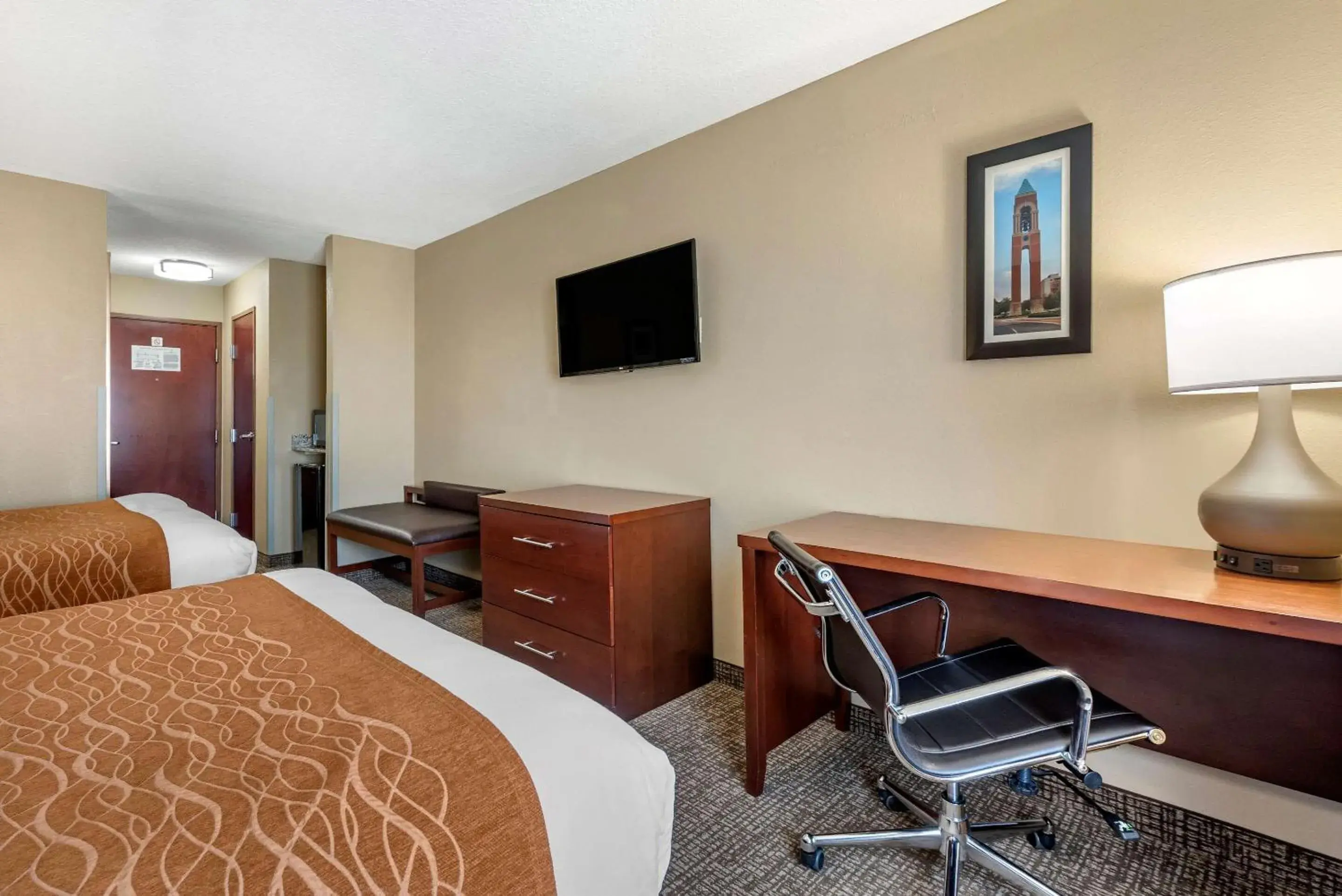Double Room with Two Double Beds - Non-Smoking in Comfort Inn & Suites Muncie Near University Double Room with Two Double Beds - Non-Smoking in Comfort Inn & Suites Muncie Near University