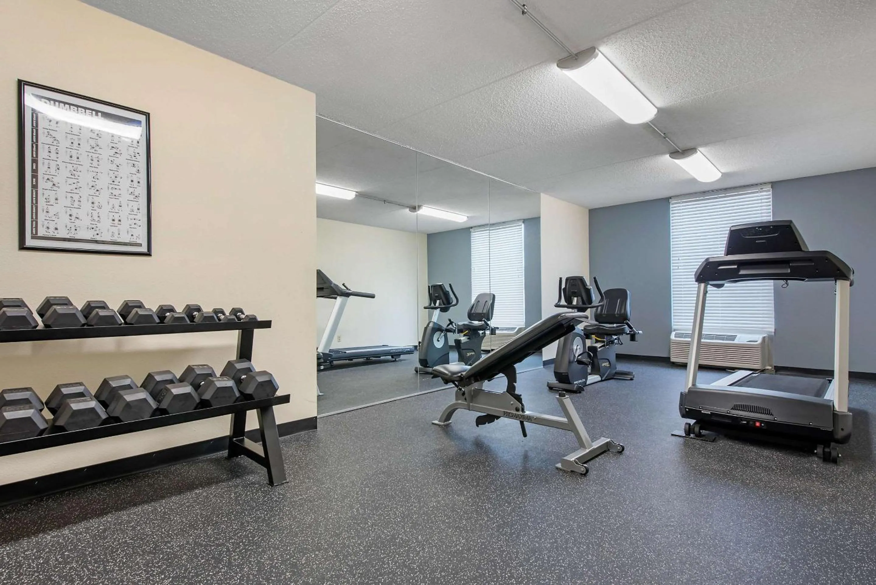 Fitness centre/facilities in Quality Inn & Suites Lafayette I-65
