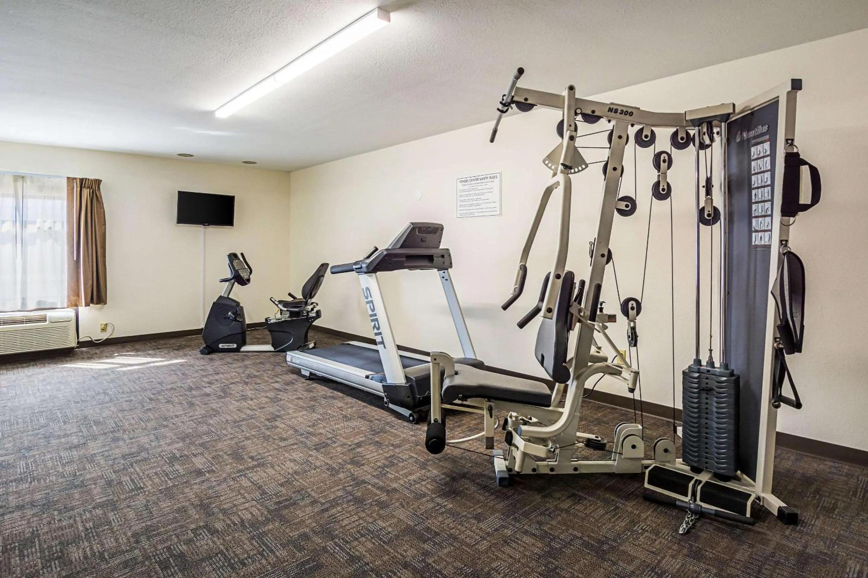 Fitness centre/facilities in Quality Inn & Suites Greensburg I-74
