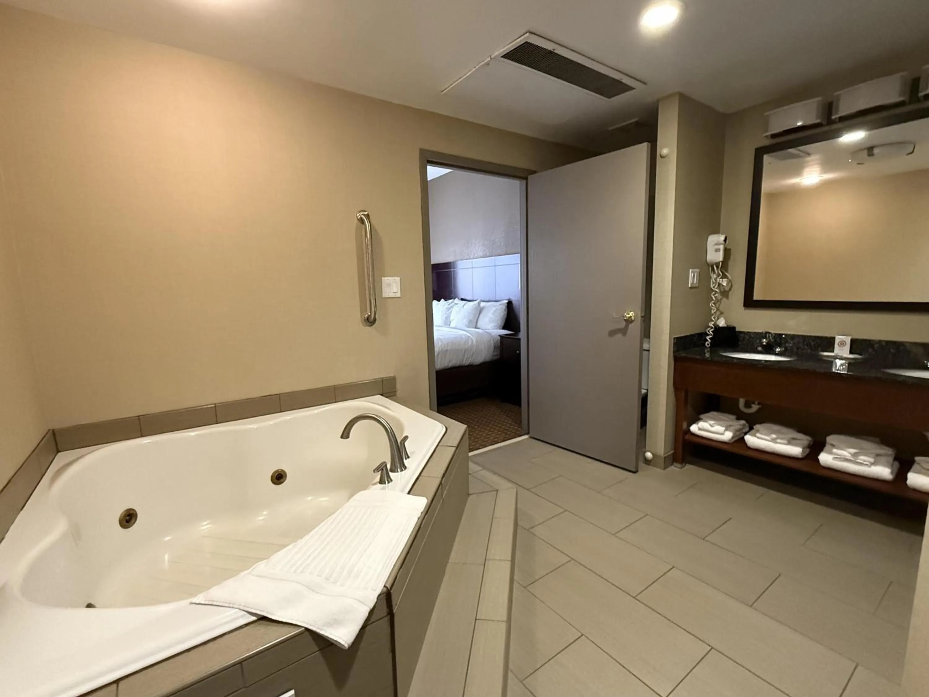 Bathroom in SureStay by Best Western Marion